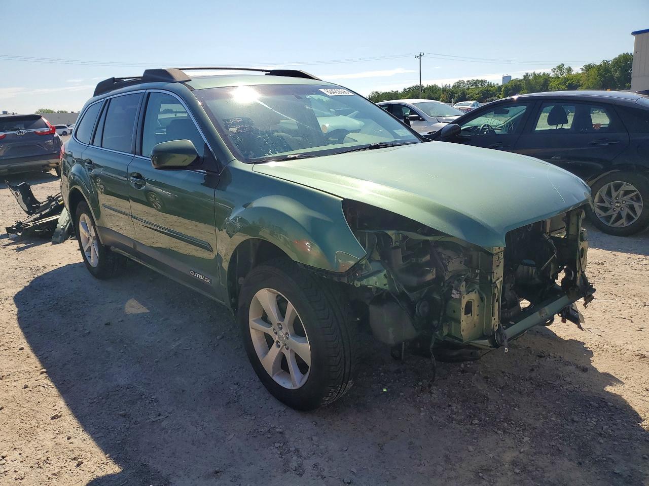 2013 Subaru Outback 2.5i Limited Green vin: 4S4BRBLC5D3255128