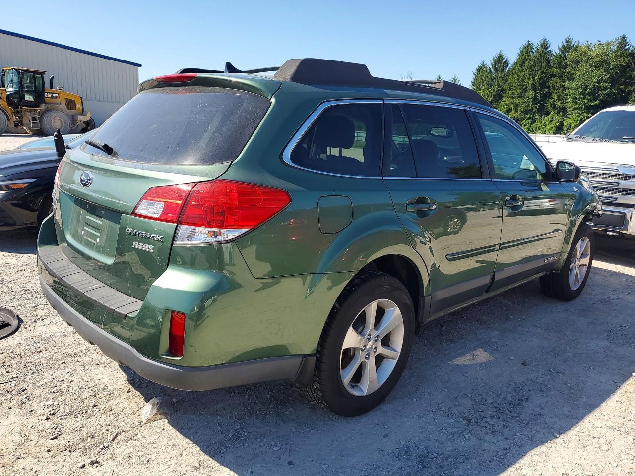 2013 Subaru Outback 2.5i Limited Green vin: 4S4BRBLC5D3255128