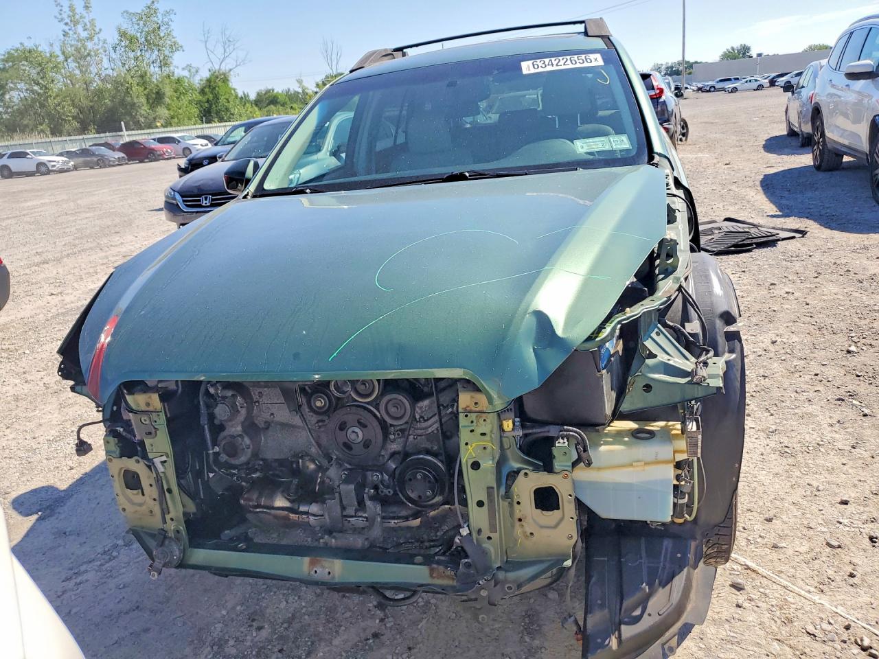 2013 Subaru Outback 2.5i Limited Green vin: 4S4BRBLC5D3255128