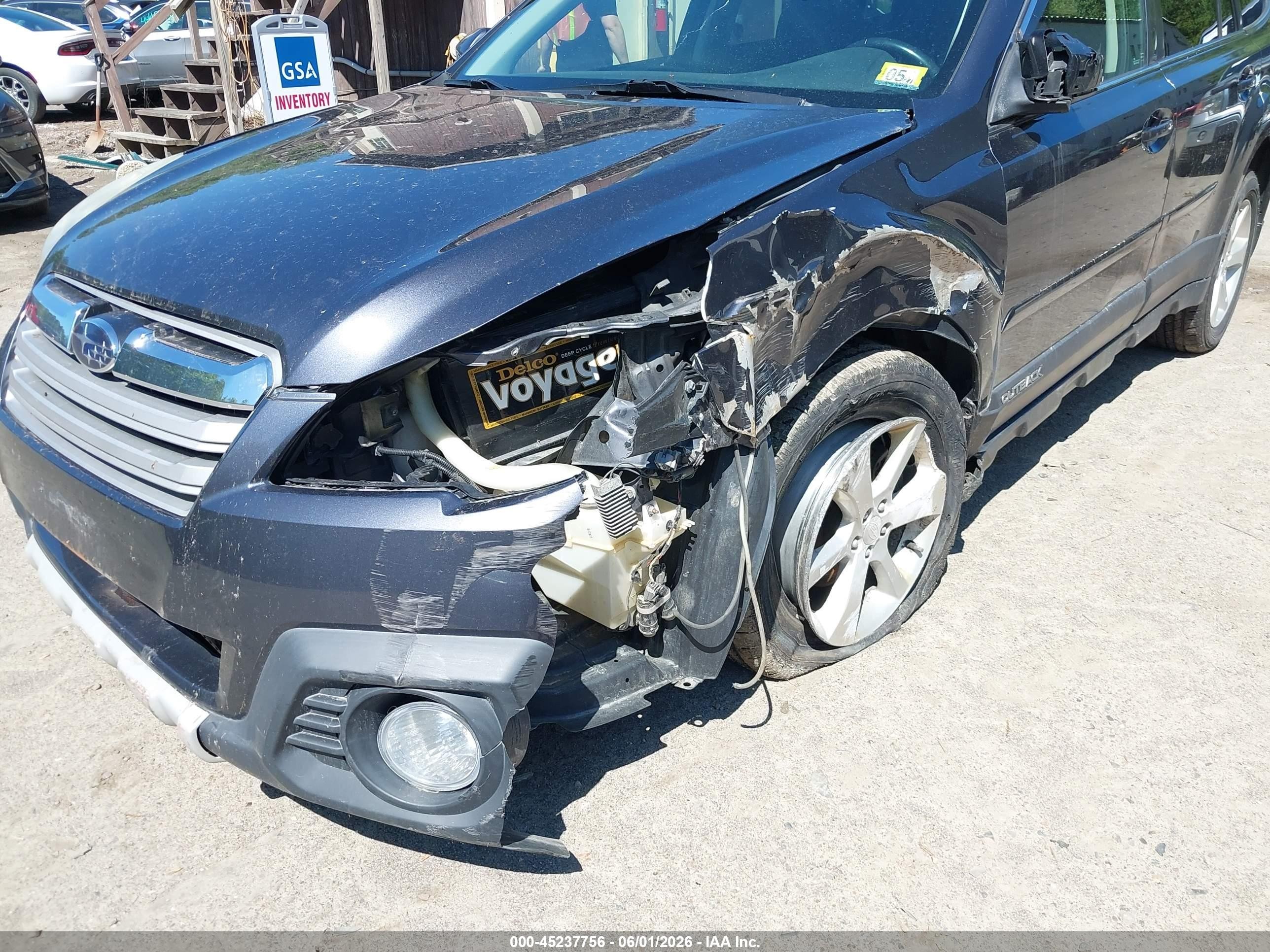 2013 Subaru Outback 2.5i Limited Navy vin: 4S4BRBLC5D3255288