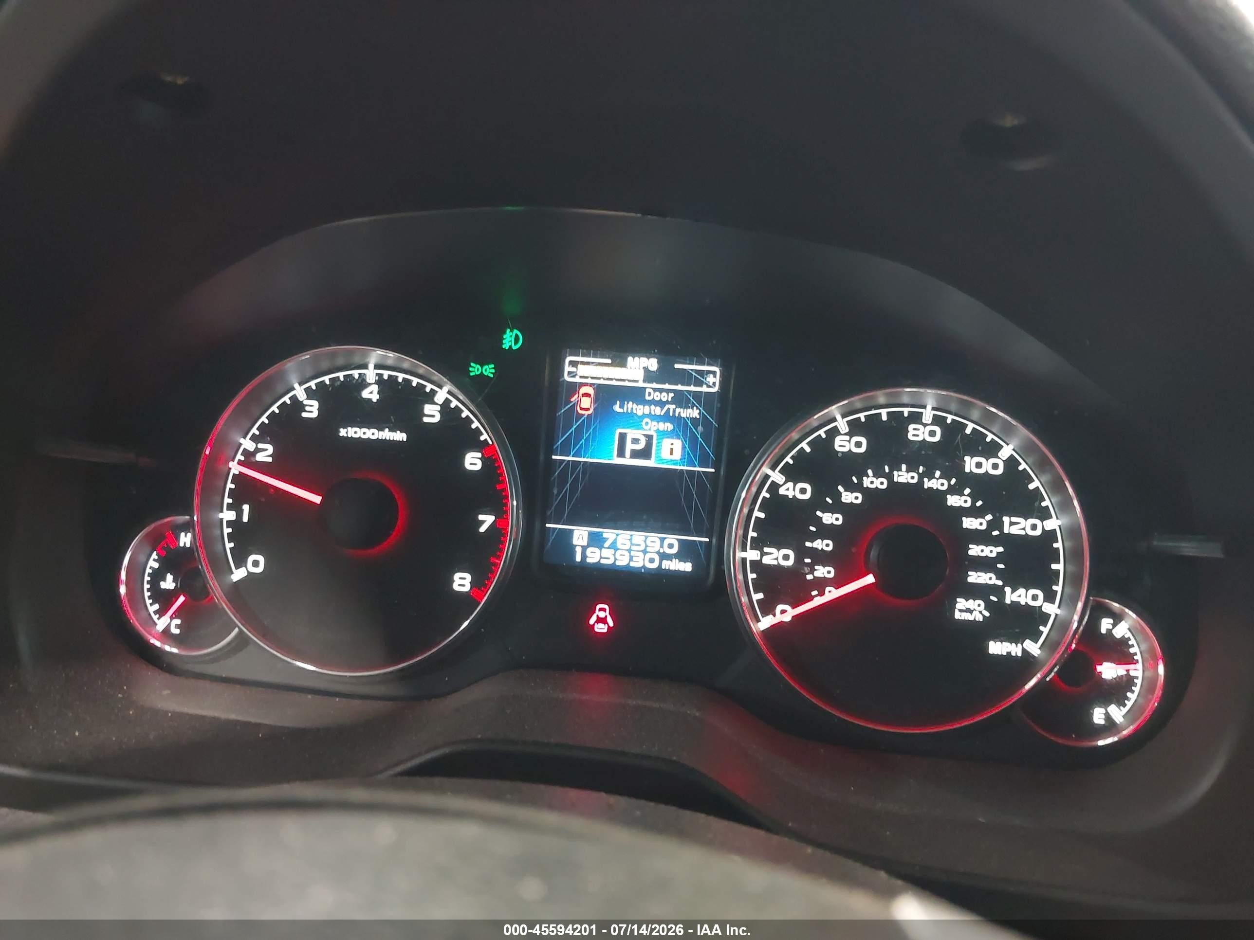 2014 Subaru Outback 2.5i Limited Black vin: 4S4BRBLC5E3228724