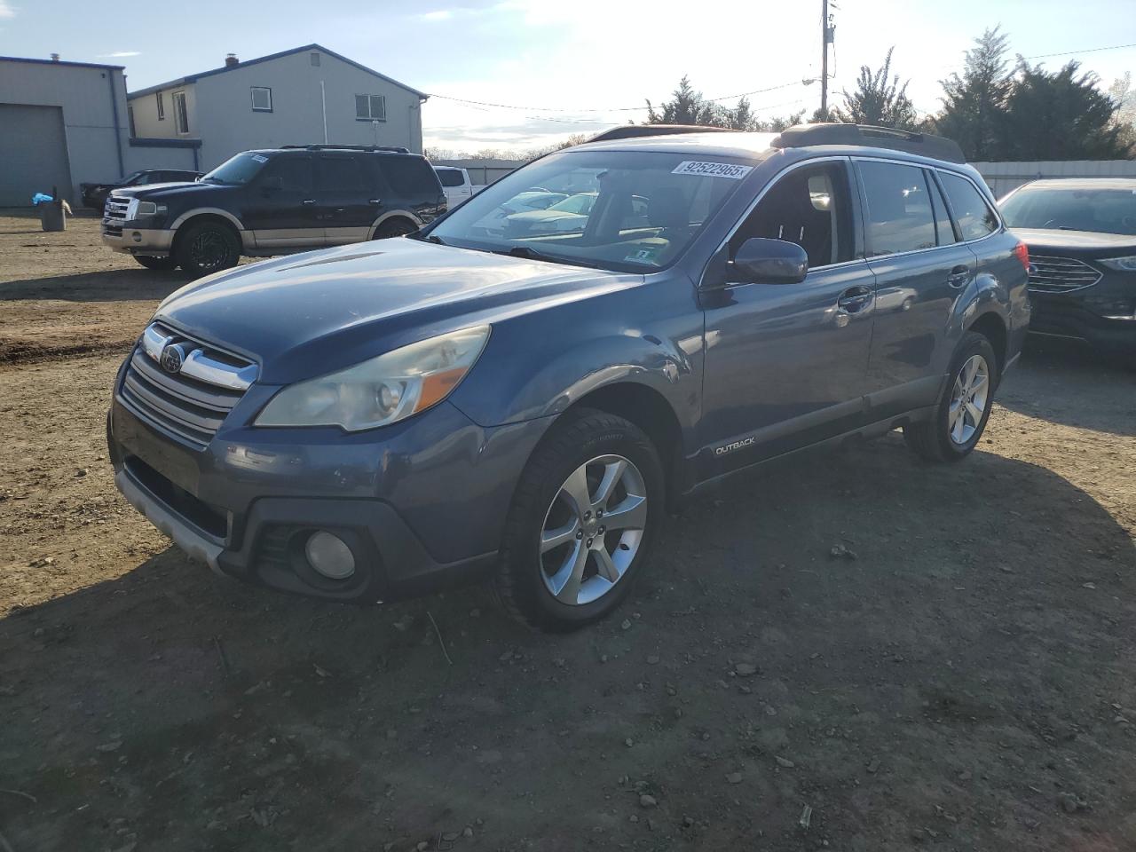 2014 Subaru Outback 2.5i Limited Blue vin: 4S4BRBLC5E3273453