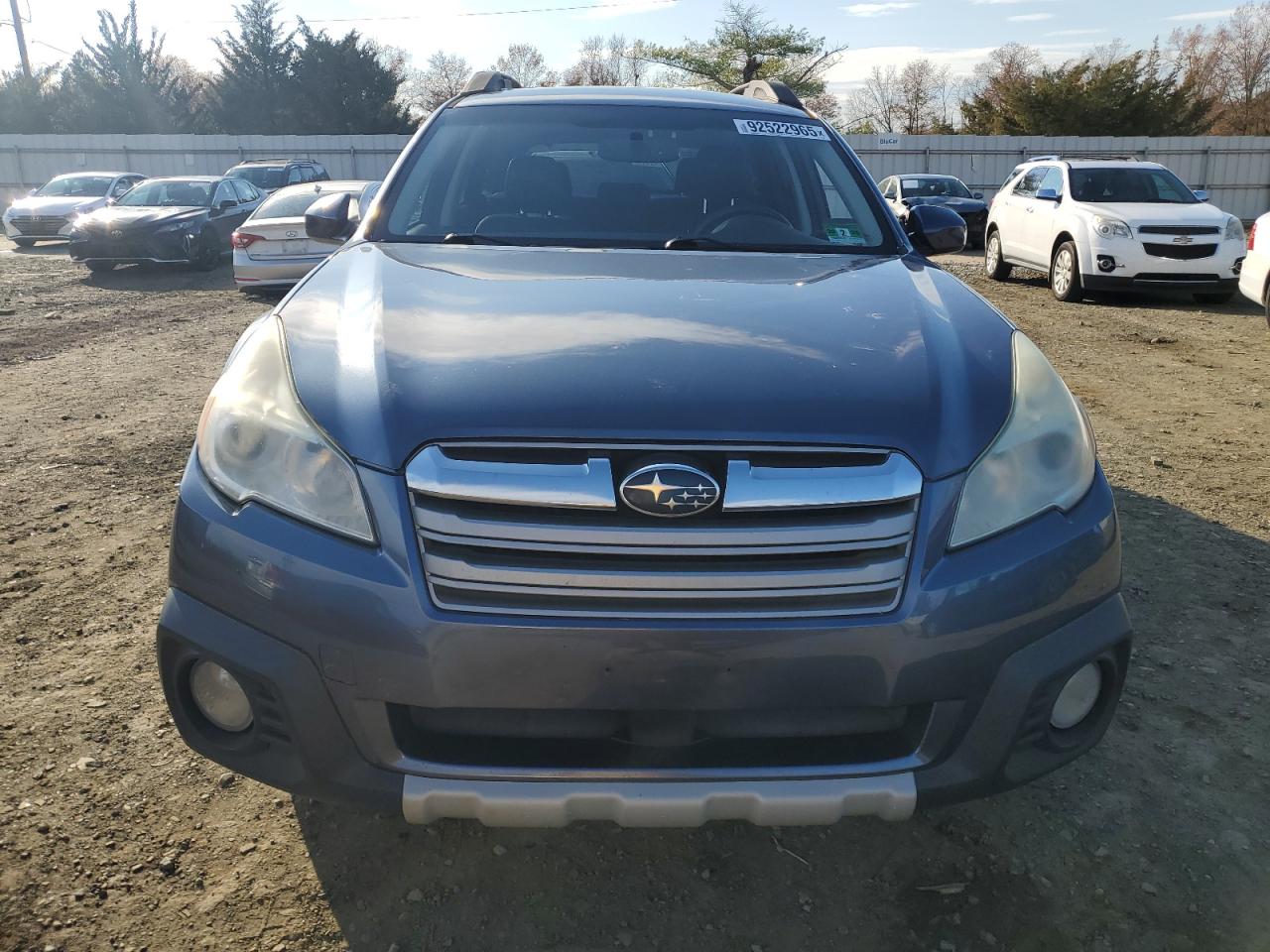 2014 Subaru Outback 2.5i Limited Blue vin: 4S4BRBLC5E3273453