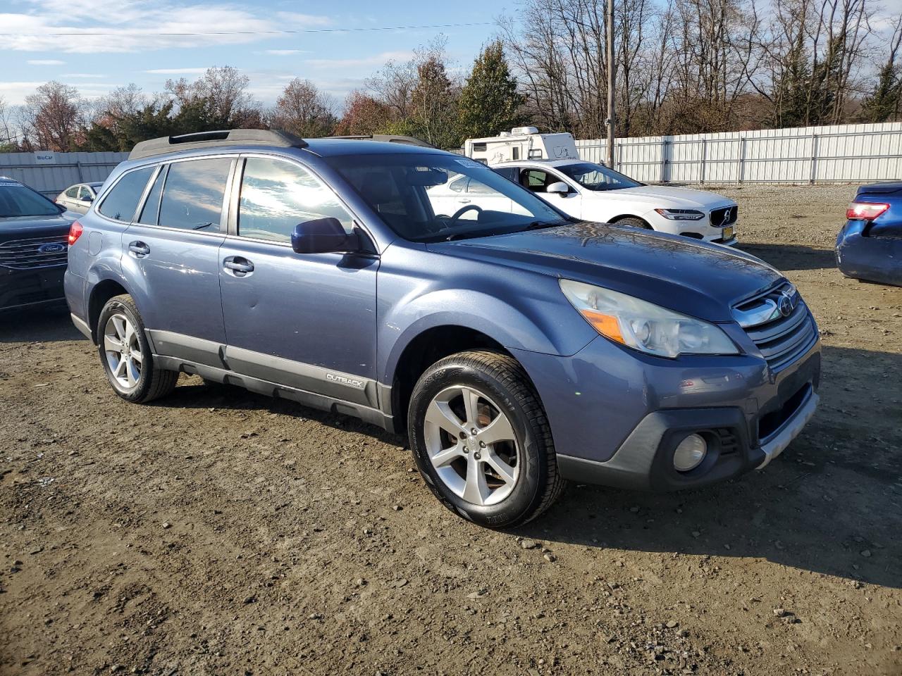 2014 Subaru Outback 2.5i Limited Blue vin: 4S4BRBLC5E3273453