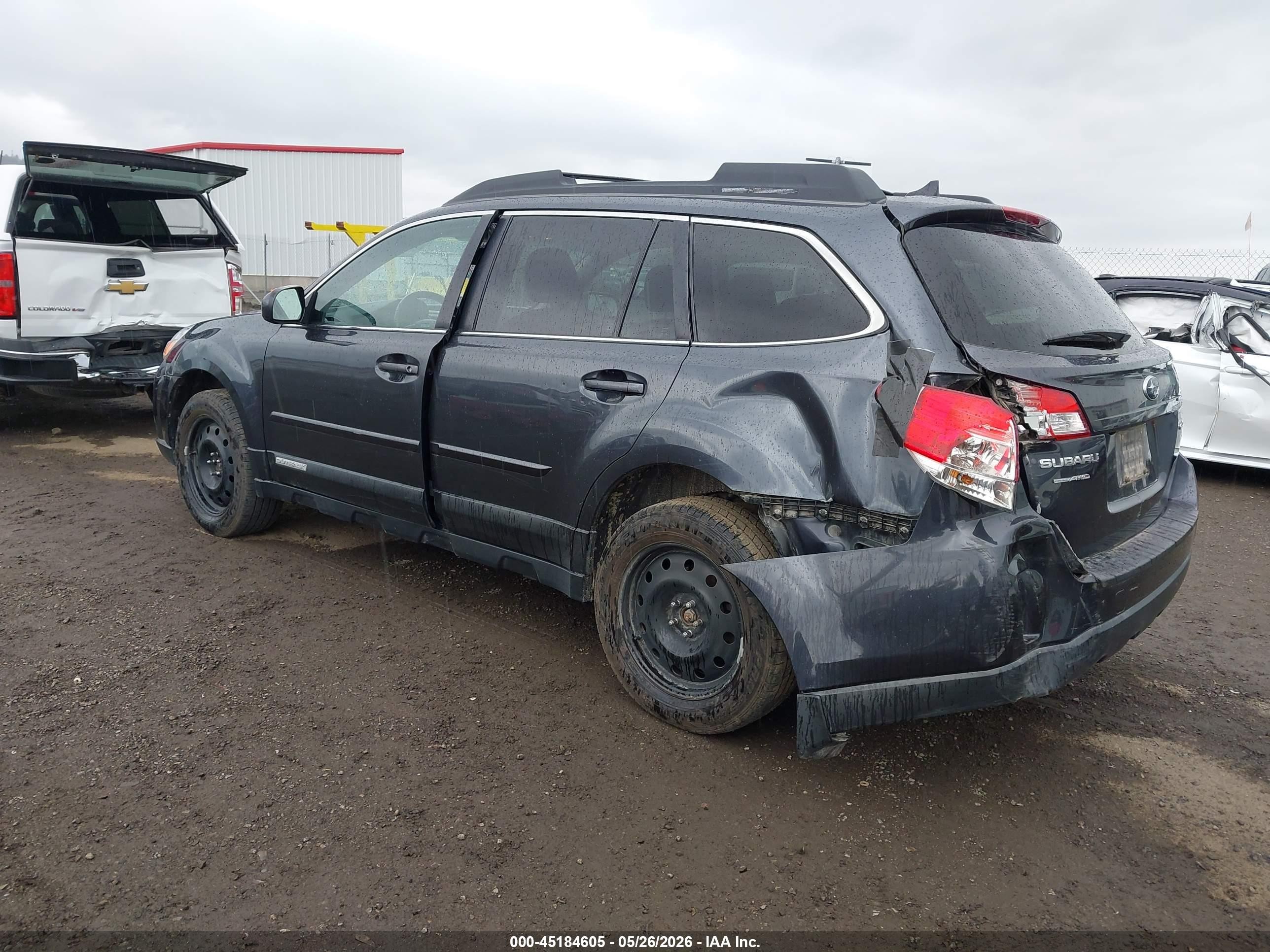 2012 Subaru Outback 2.5i Limited Gray vin: 4S4BRBLC6C3245206