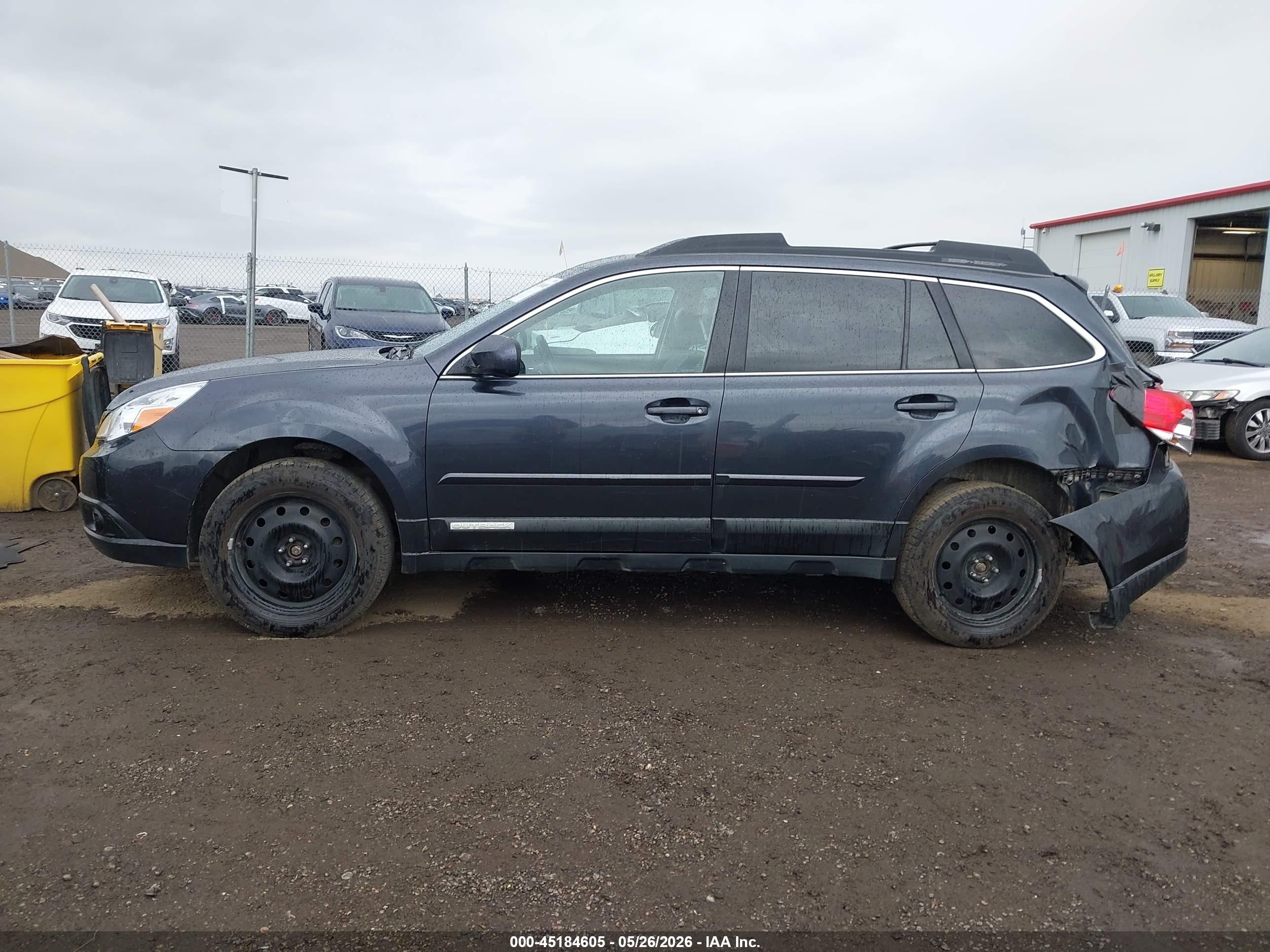 2012 Subaru Outback 2.5i Limited Gray vin: 4S4BRBLC6C3245206