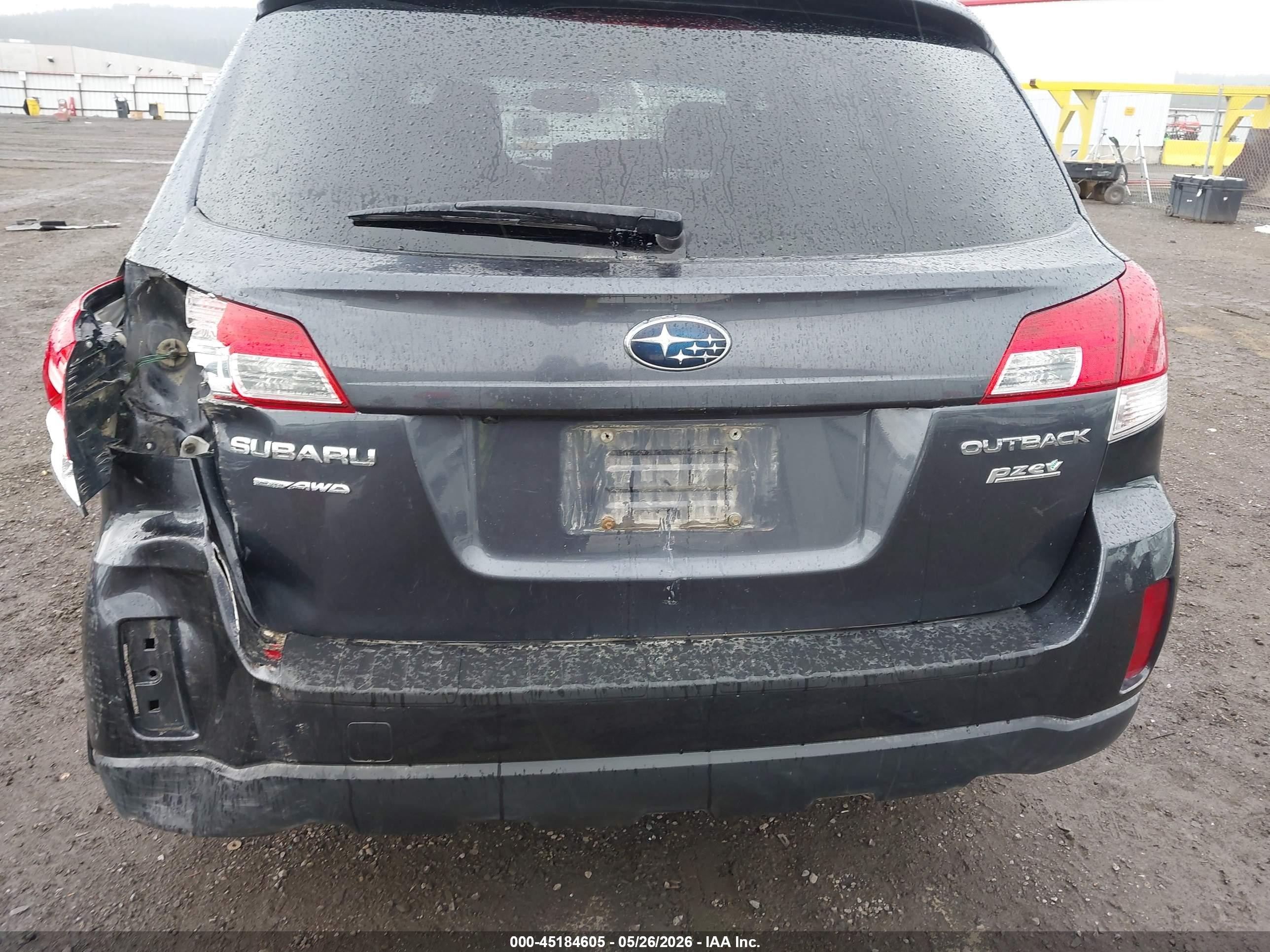 2012 Subaru Outback 2.5i Limited Gray vin: 4S4BRBLC6C3245206