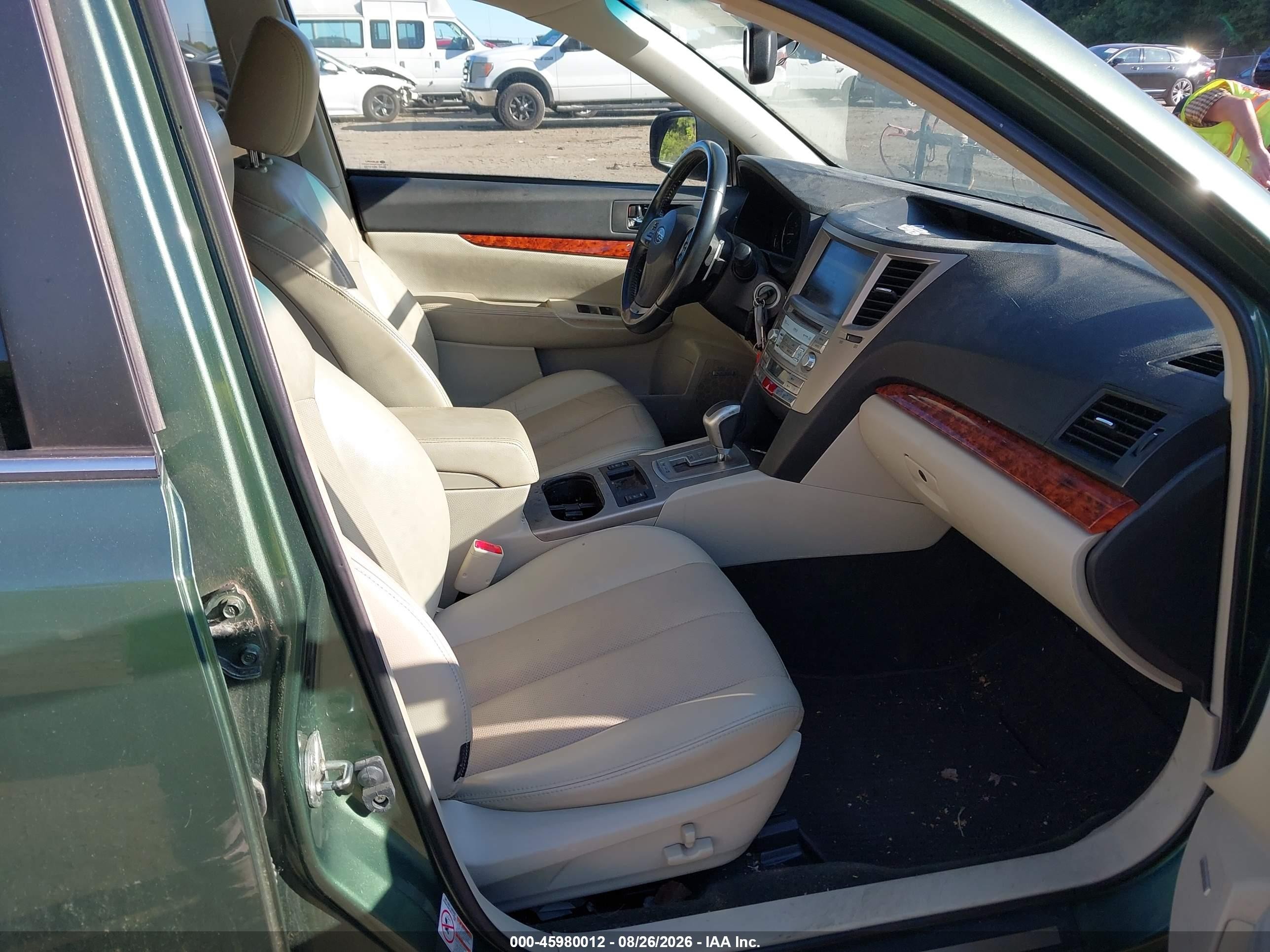 2012 Subaru Outback 2.5i Limited Green vin: 4S4BRBLC6C3275337