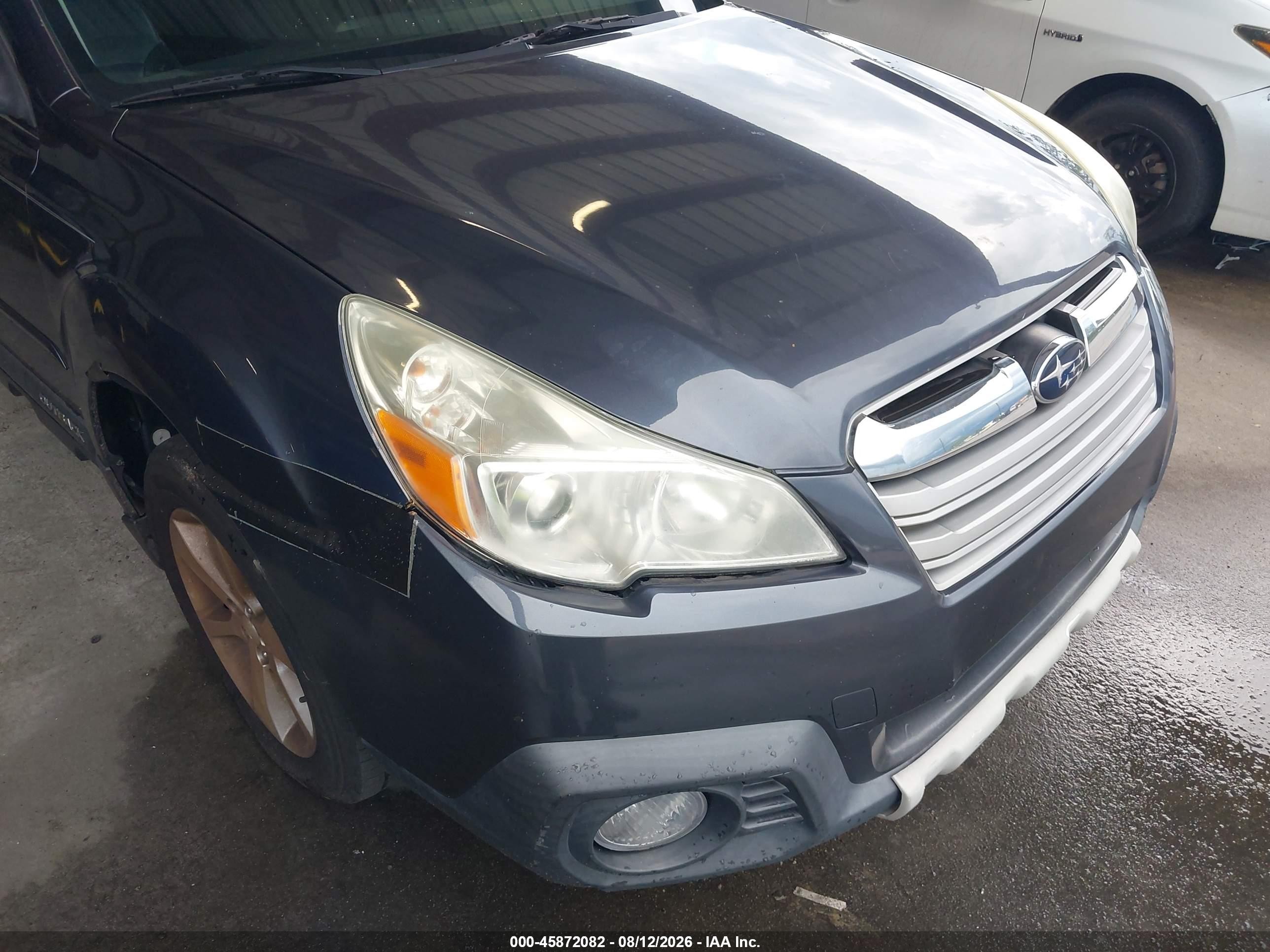 2014 Subaru Outback 2.5i Limited Gray vin: 4S4BRBLC6E3201256