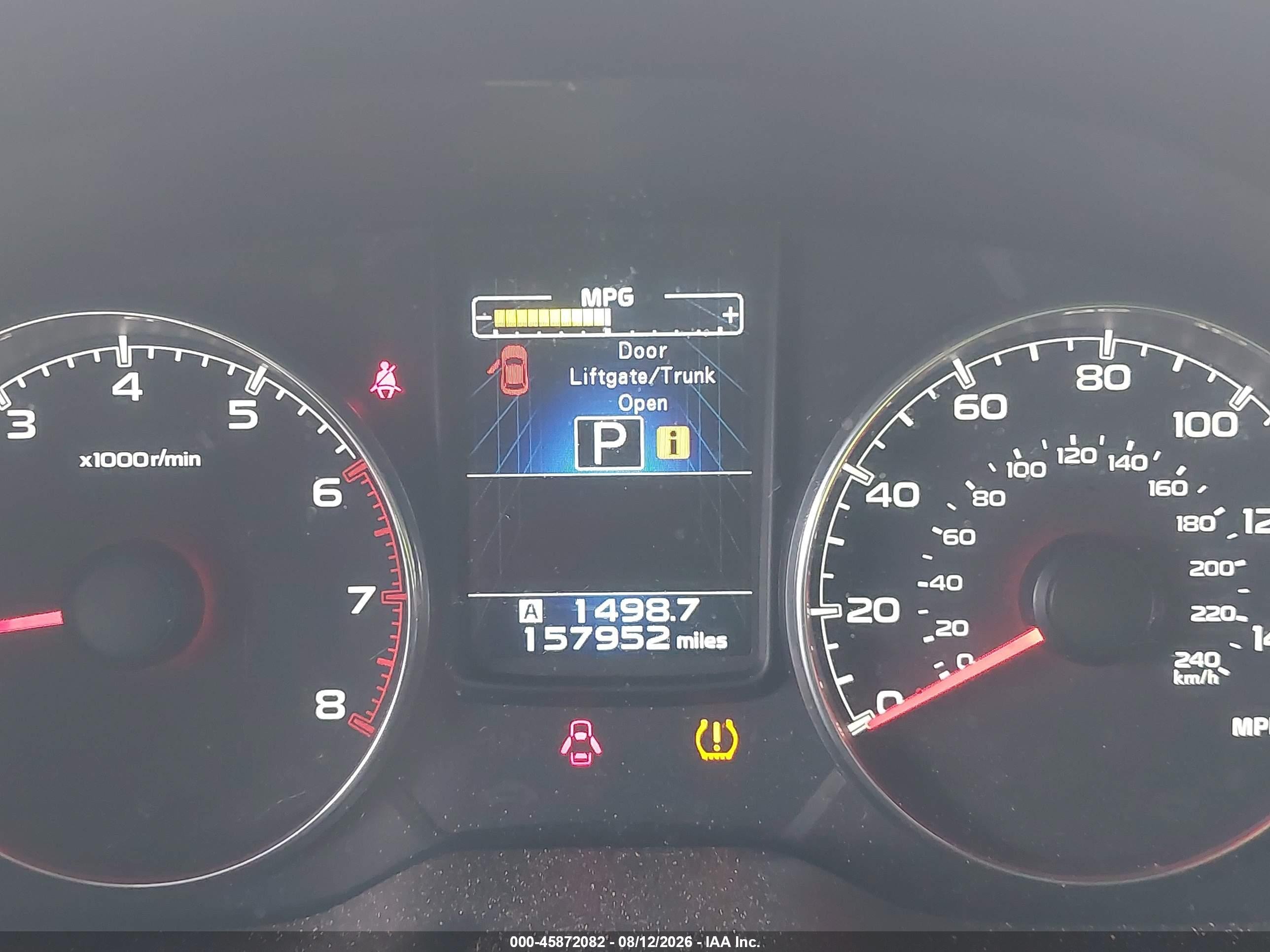 2014 Subaru Outback 2.5i Limited Gray vin: 4S4BRBLC6E3201256