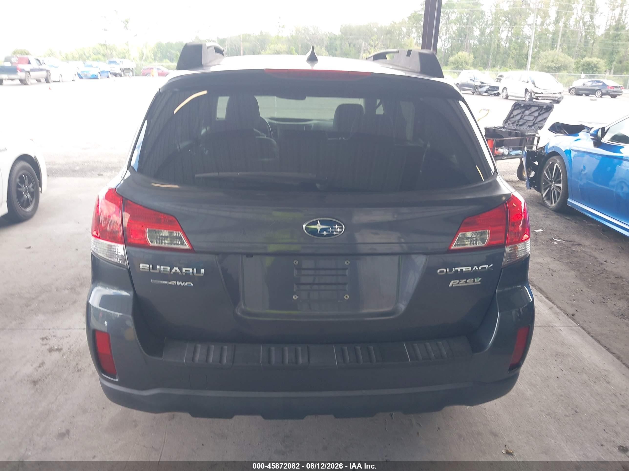 2014 Subaru Outback 2.5i Limited Gray vin: 4S4BRBLC6E3201256