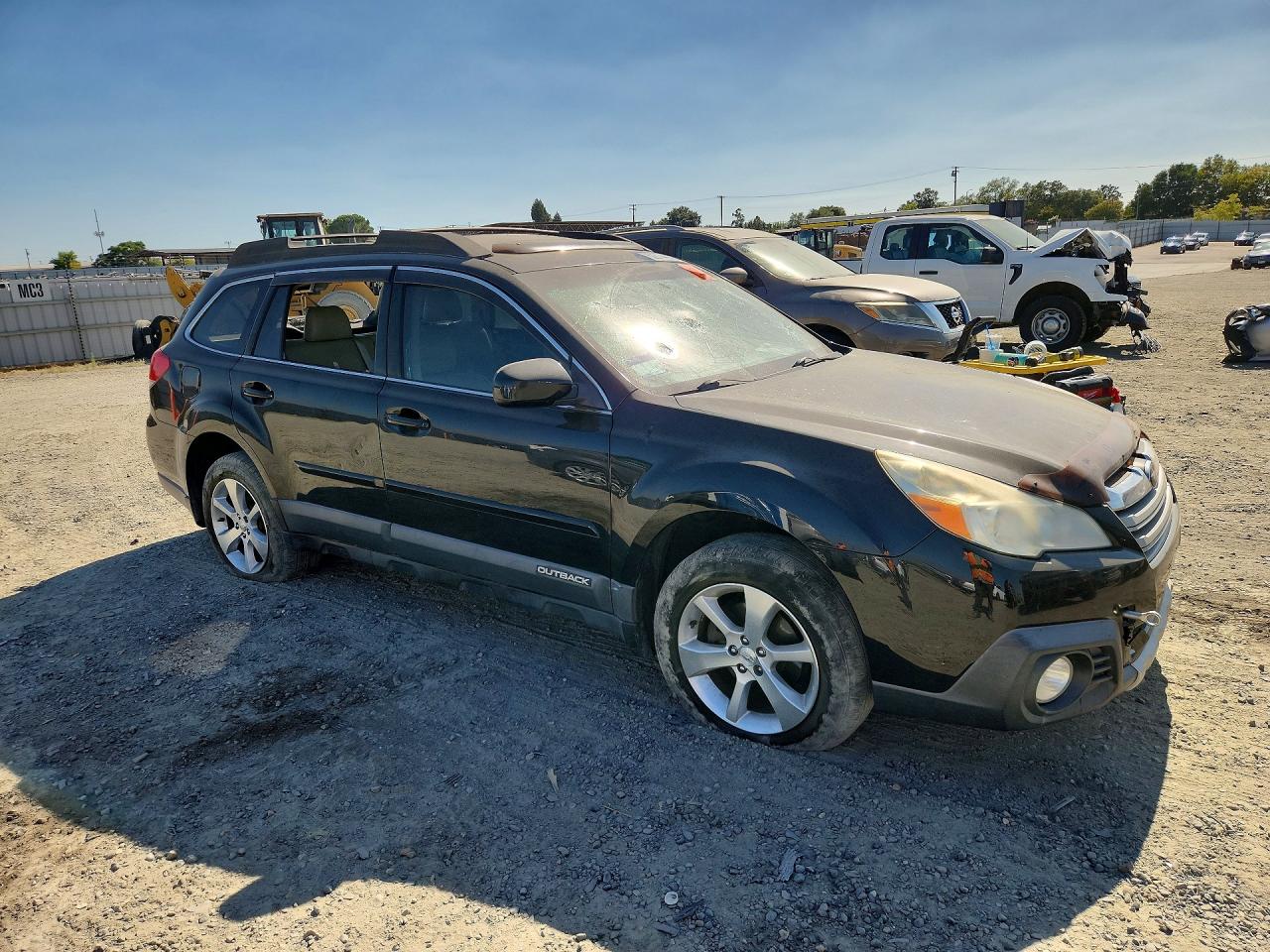 2014 Subaru Outback 2.5i Limited Black vin: 4S4BRBLC6E3251770