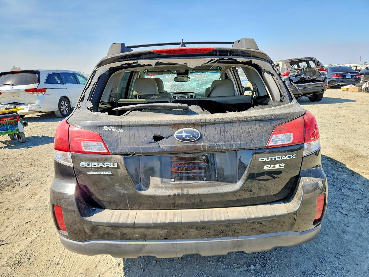 2014 Subaru Outback 2.5i Limited Black vin: 4S4BRBLC6E3251770