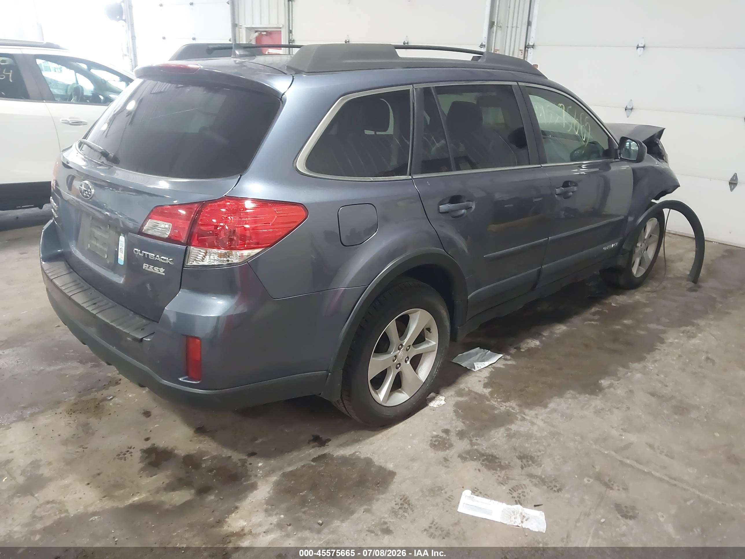 2014 Subaru Outback 2.5i Limited Синий vin: 4S4BRBLC6E3266267