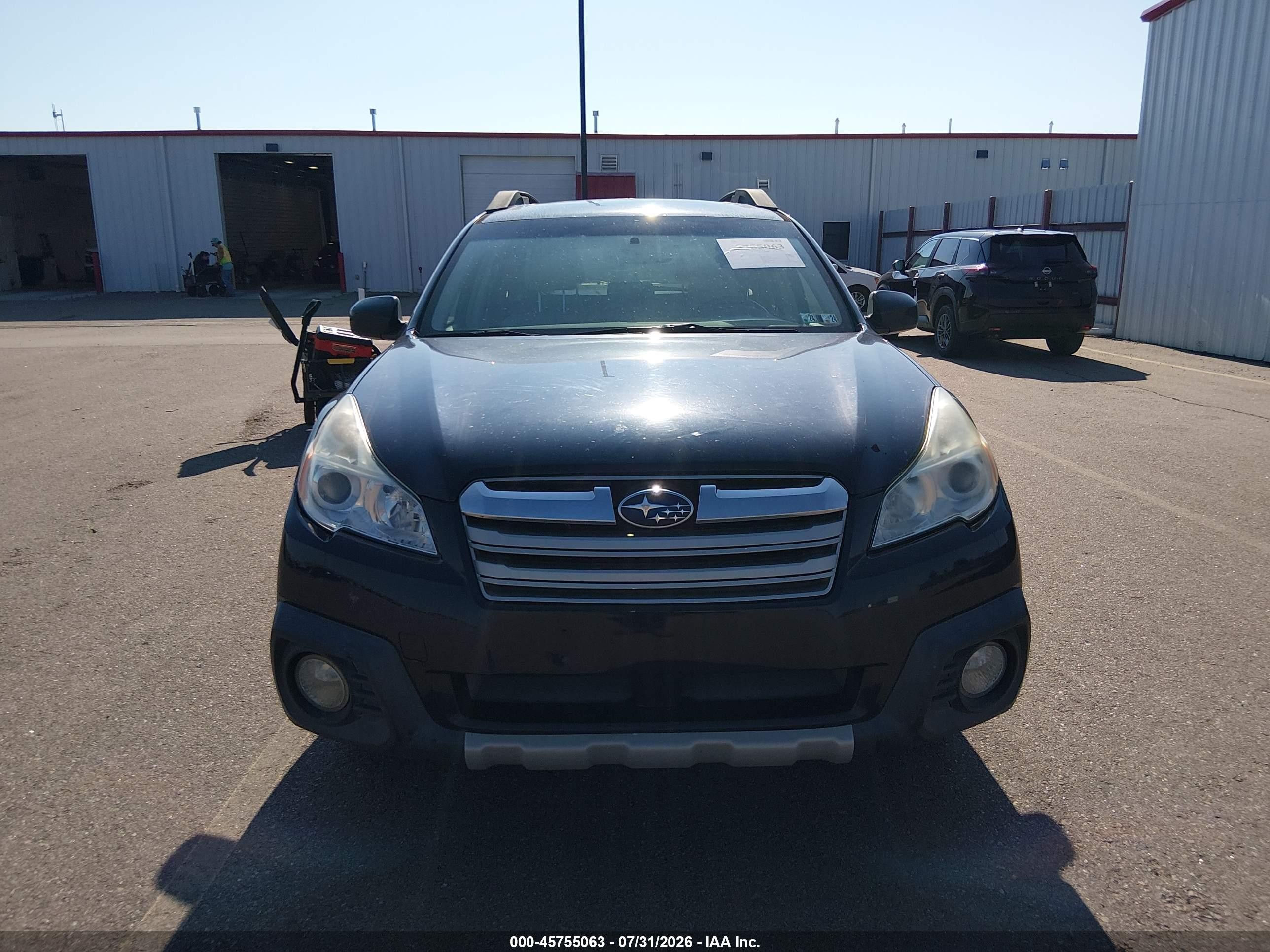 2014 Subaru Outback 2.5i Limited Синий vin: 4S4BRBLC6E3277429