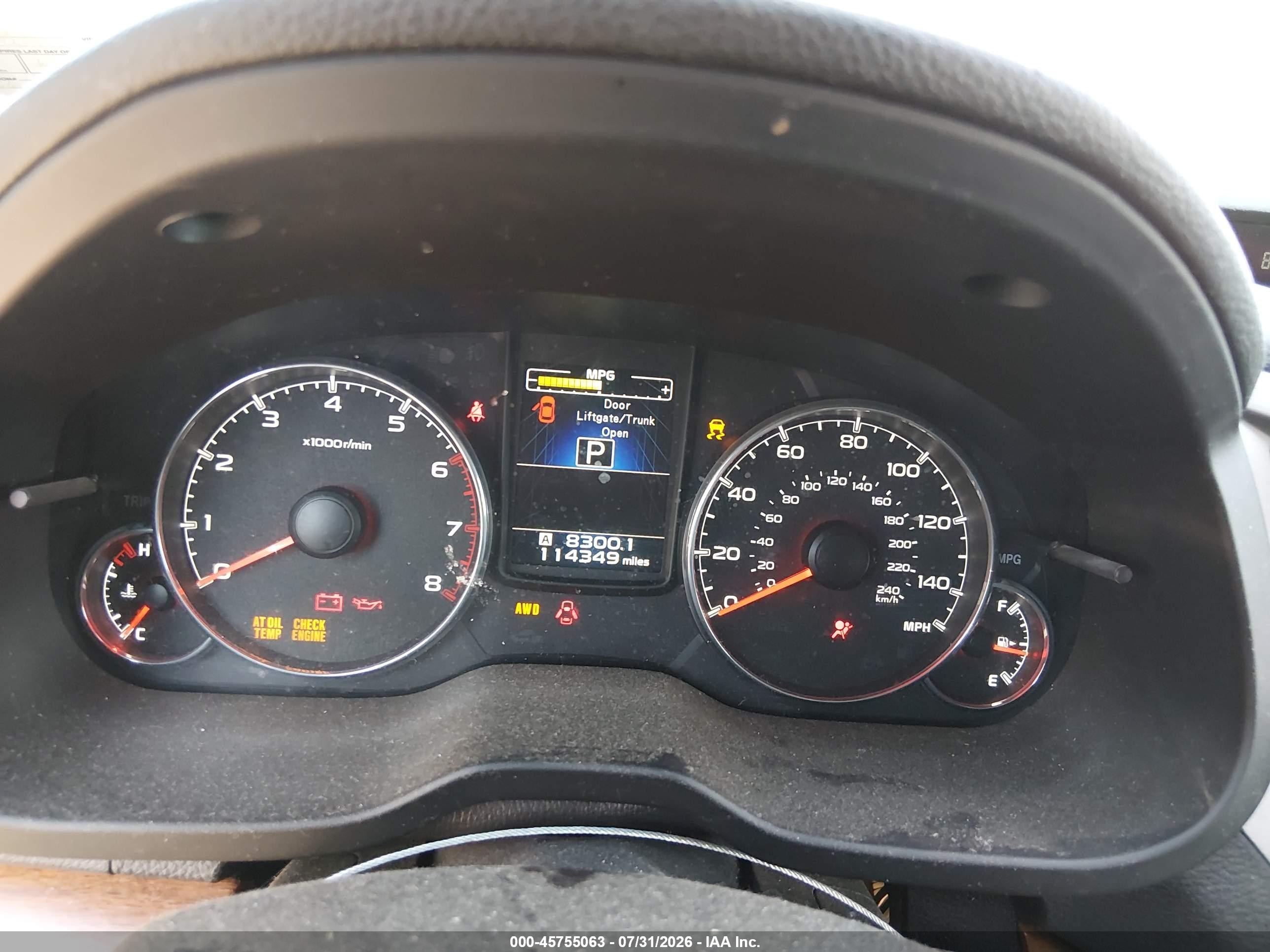 2014 Subaru Outback 2.5i Limited Синий vin: 4S4BRBLC6E3277429