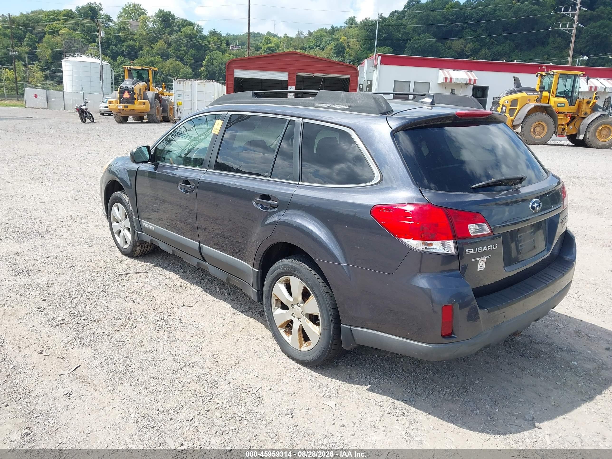 2011 Subaru Outback 2.5i Limited Gray vin: 4S4BRBLC7B3340467