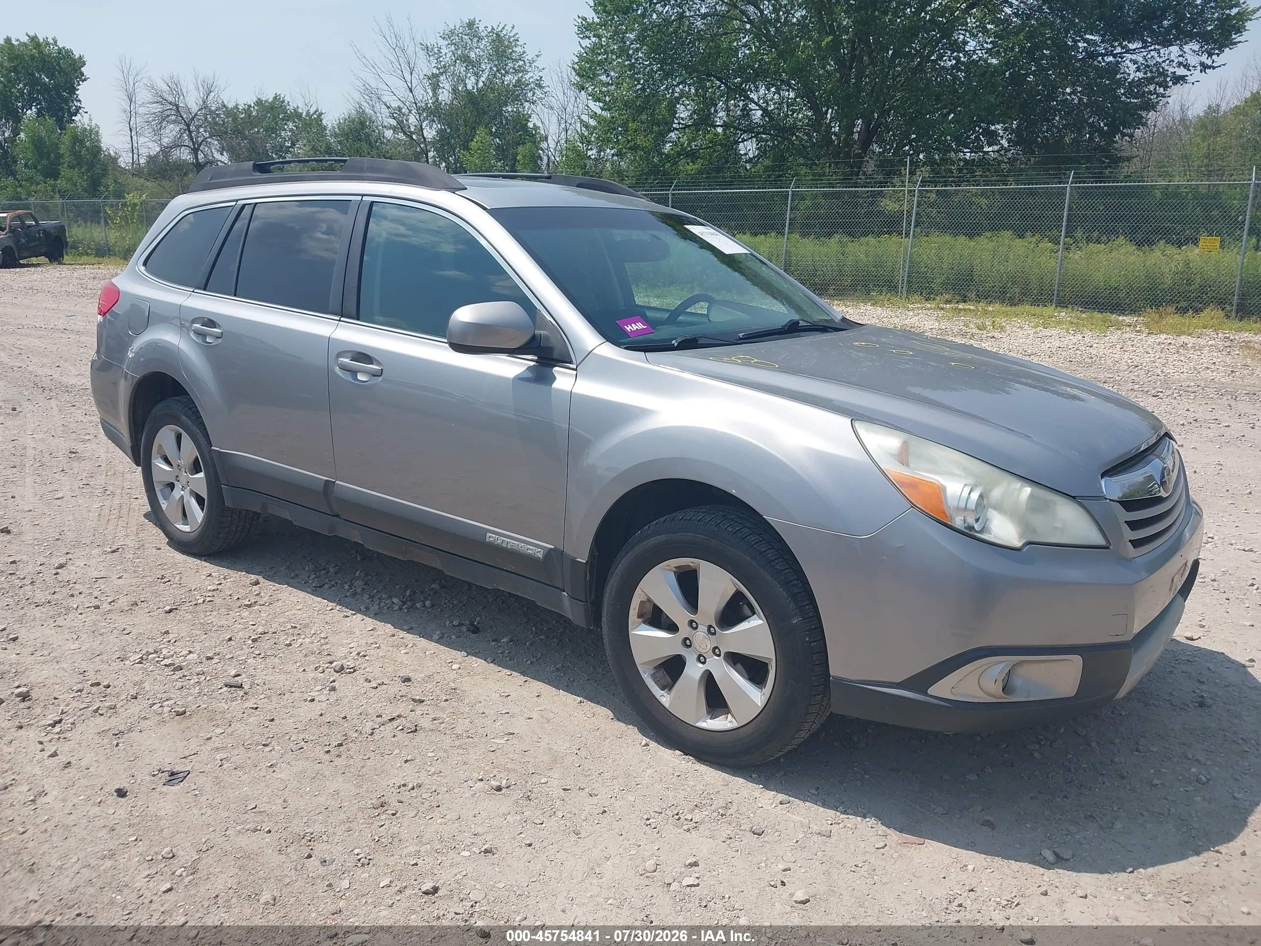 2011 Subaru Outback 2.5i Limited Silver vin: 4S4BRBLC7B3402210