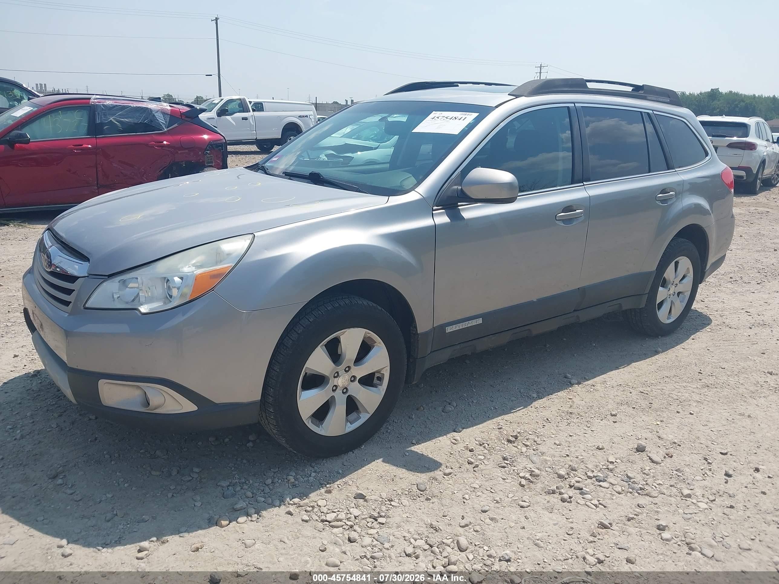 2011 Subaru Outback 2.5i Limited Silver vin: 4S4BRBLC7B3402210