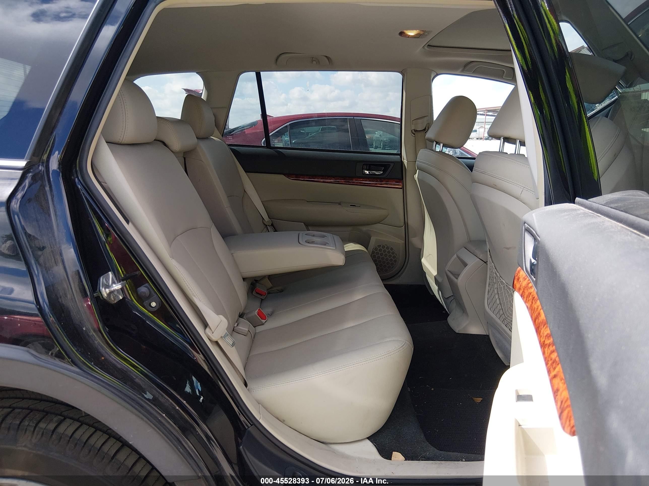 2012 Subaru Outback 2.5i Limited Black vin: 4S4BRBLC7C3278151