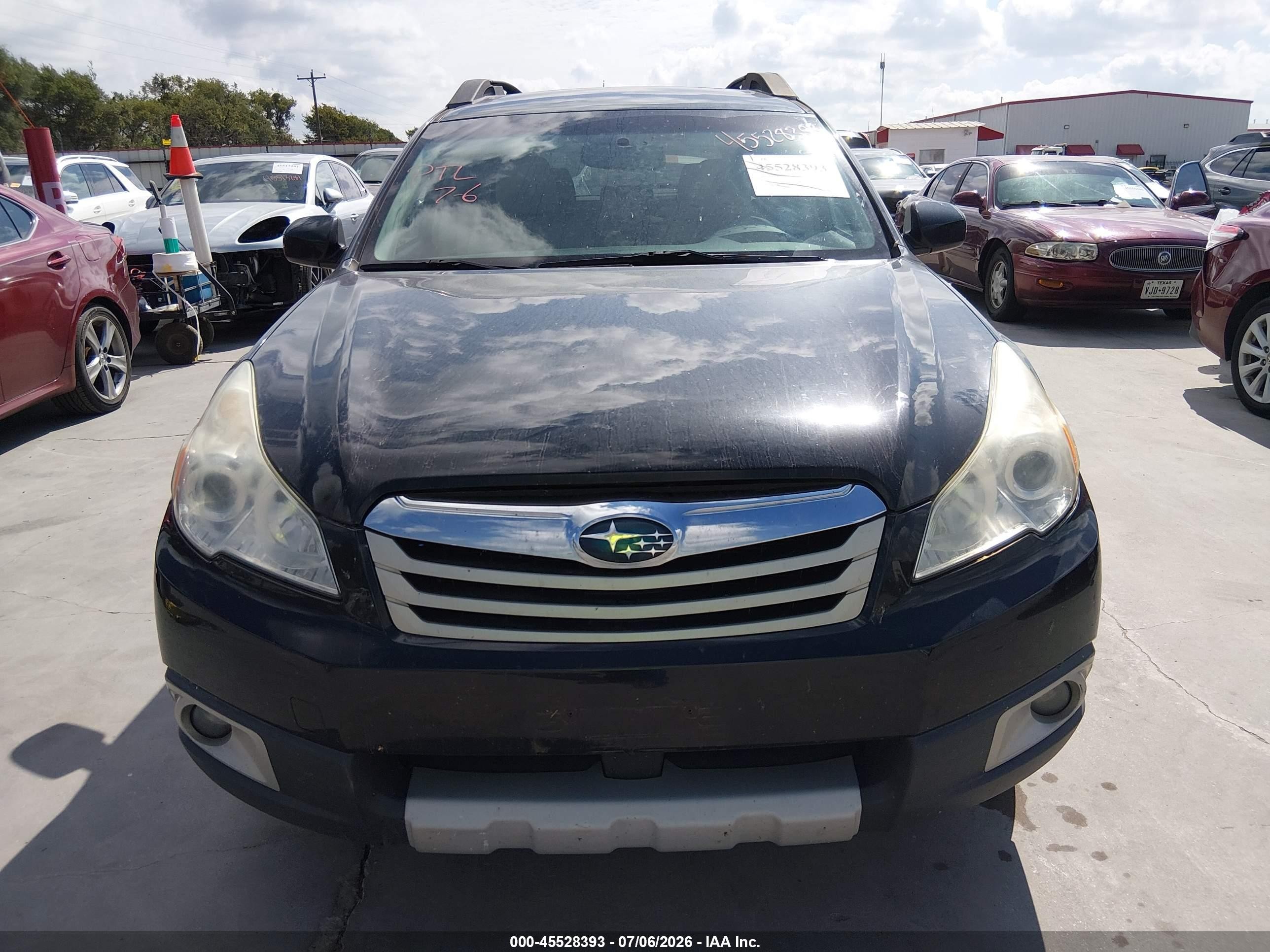 2012 Subaru Outback 2.5i Limited Black vin: 4S4BRBLC7C3278151