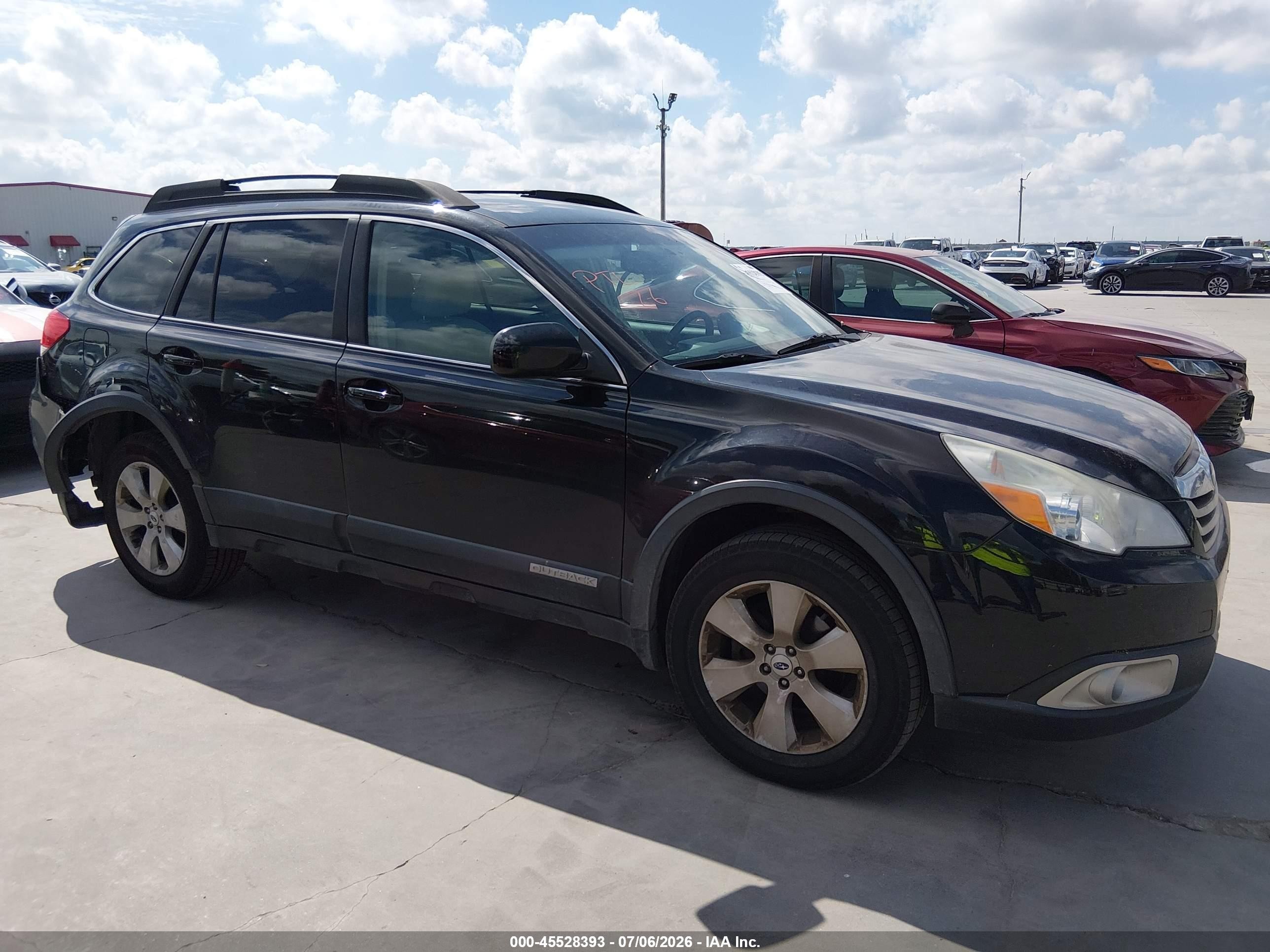 2012 Subaru Outback 2.5i Limited Black vin: 4S4BRBLC7C3278151