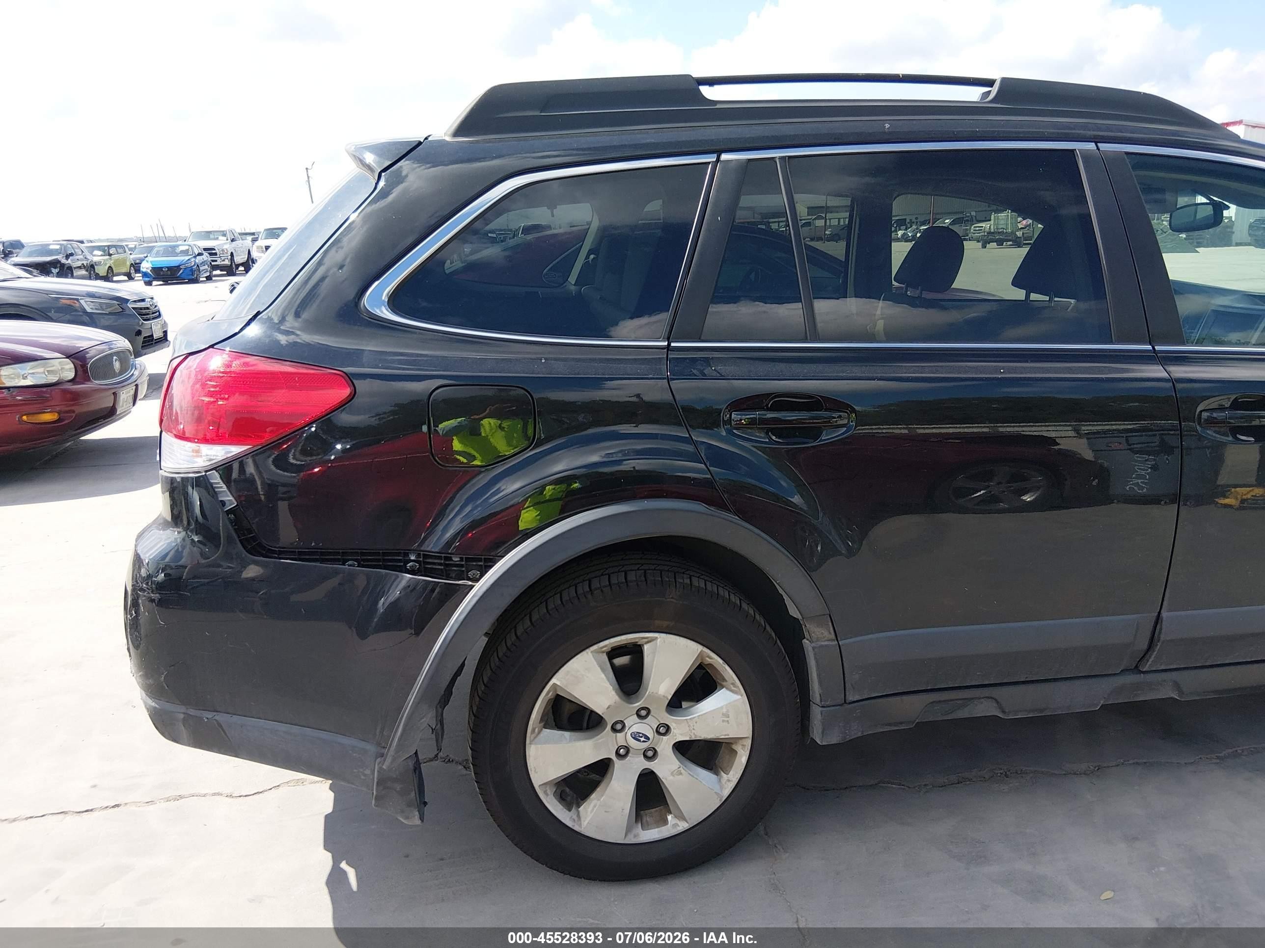 2012 Subaru Outback 2.5i Limited Black vin: 4S4BRBLC7C3278151