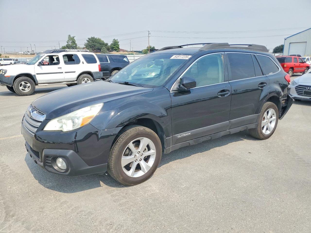 2013 Subaru Outback 2.5i Limited Black vin: 4S4BRBLC7D3269287