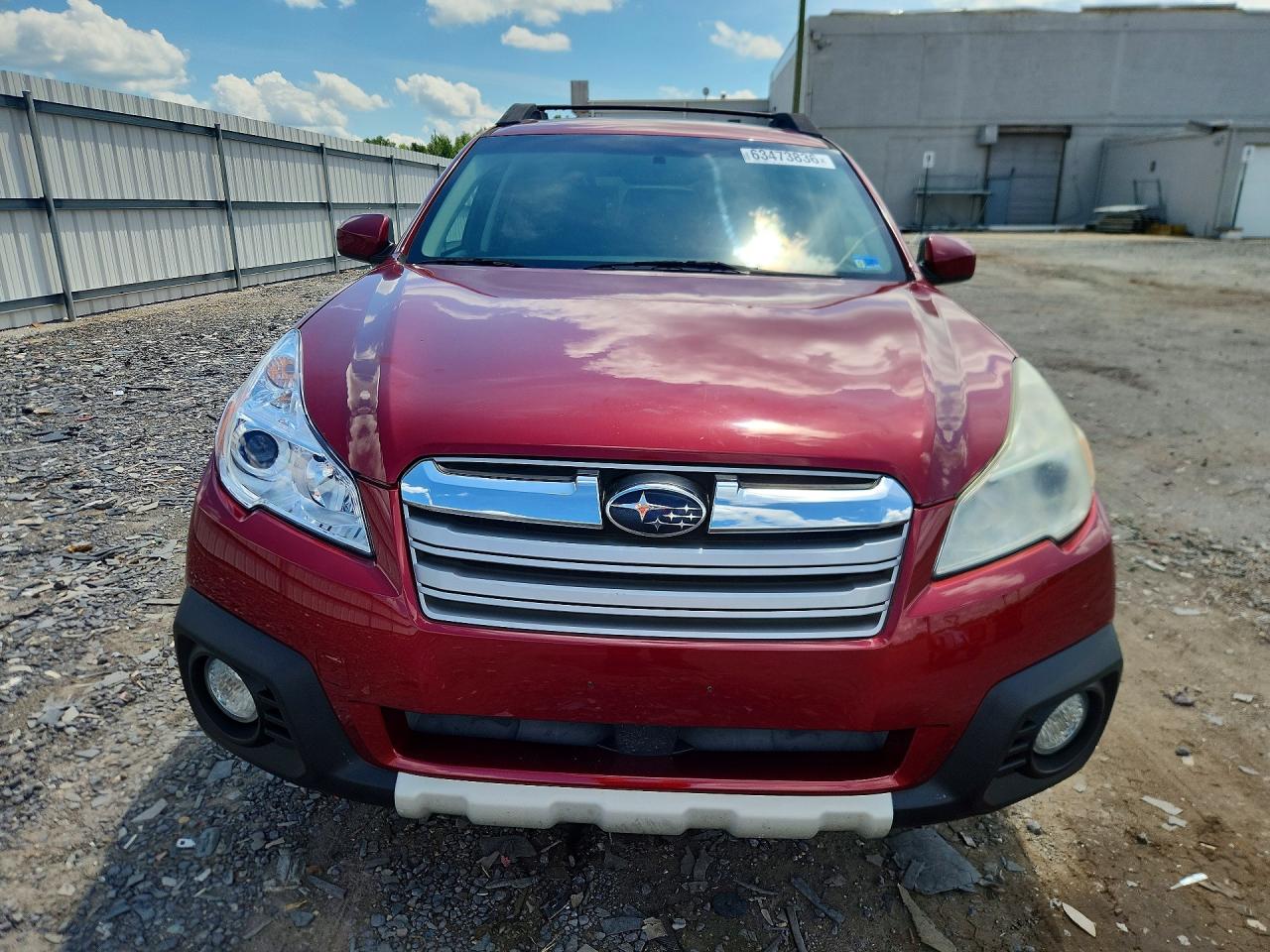 2014 Subaru Outback 2.5i Limited Red vin: 4S4BRBLC7E3203517
