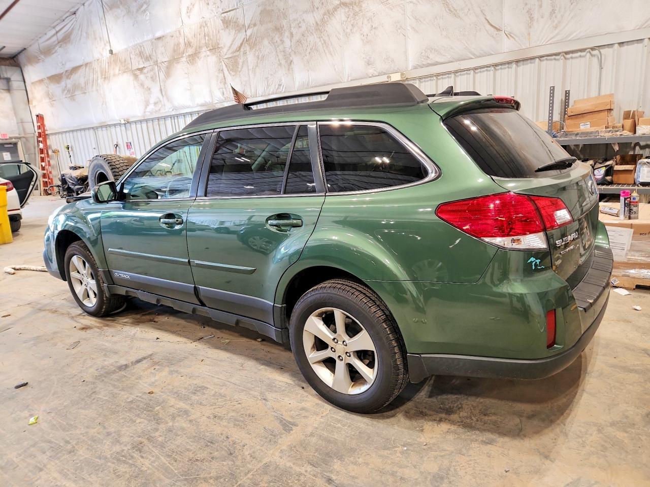 2014 Subaru Outback 2.5i Limited Green vin: 4S4BRBLC7E3255018