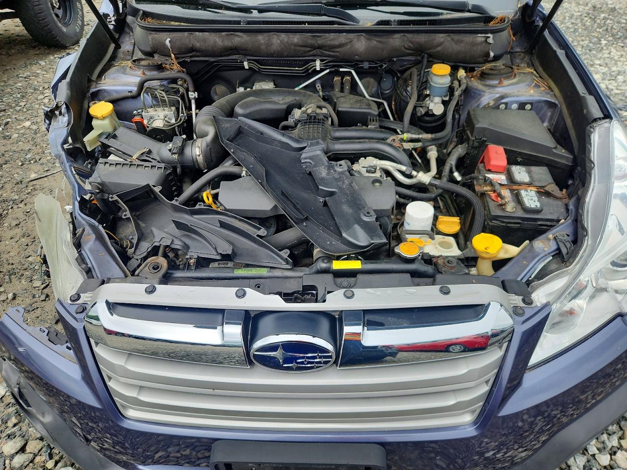 2014 Subaru Outback 2.5i Limited Синий vin: 4S4BRBLC8E3270496
