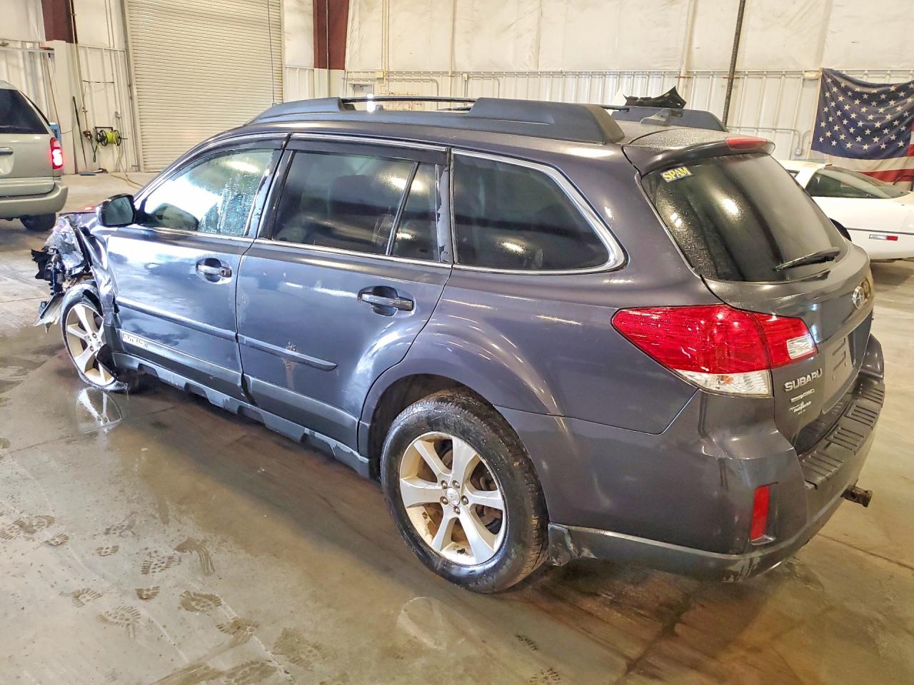 2013 Subaru Outback 2.5i Limited Gray vin: 4S4BRBLC9D3249820