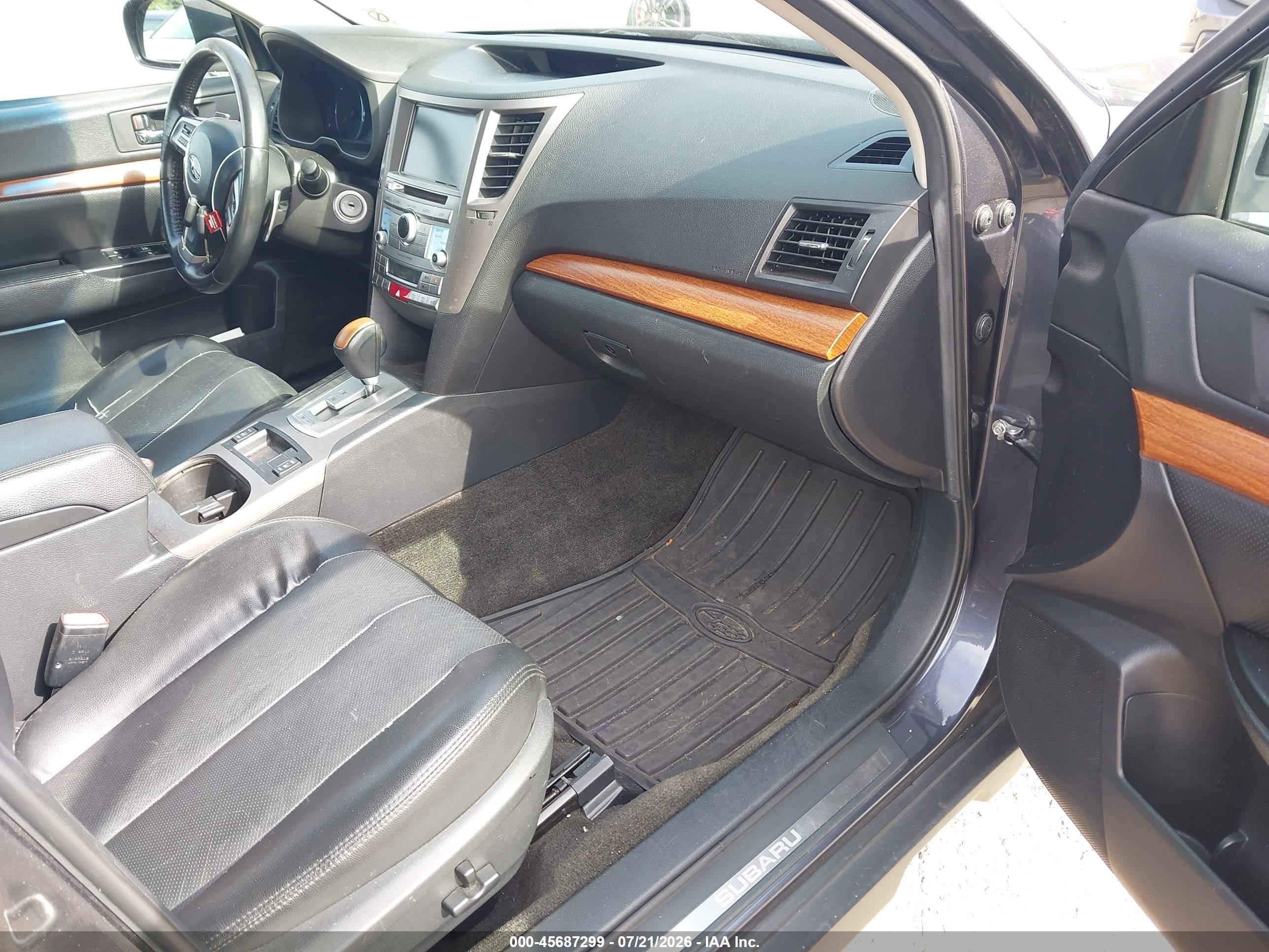 2013 Subaru Outback 2.5i Limited Gray vin: 4S4BRBLC9D3289931