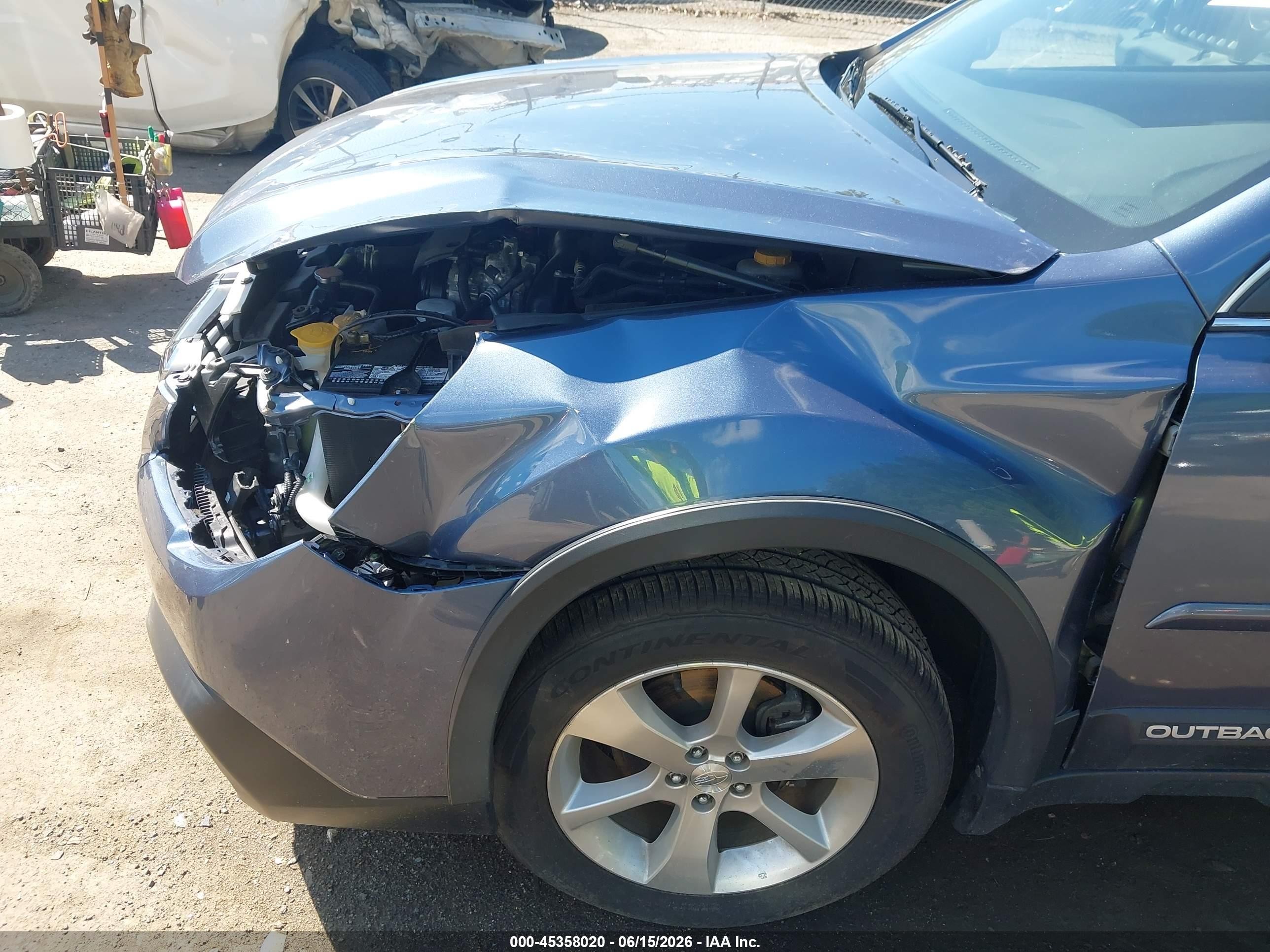 2013 Subaru Outback 2.5i Limited Blue vin: 4S4BRBLC9D3299469