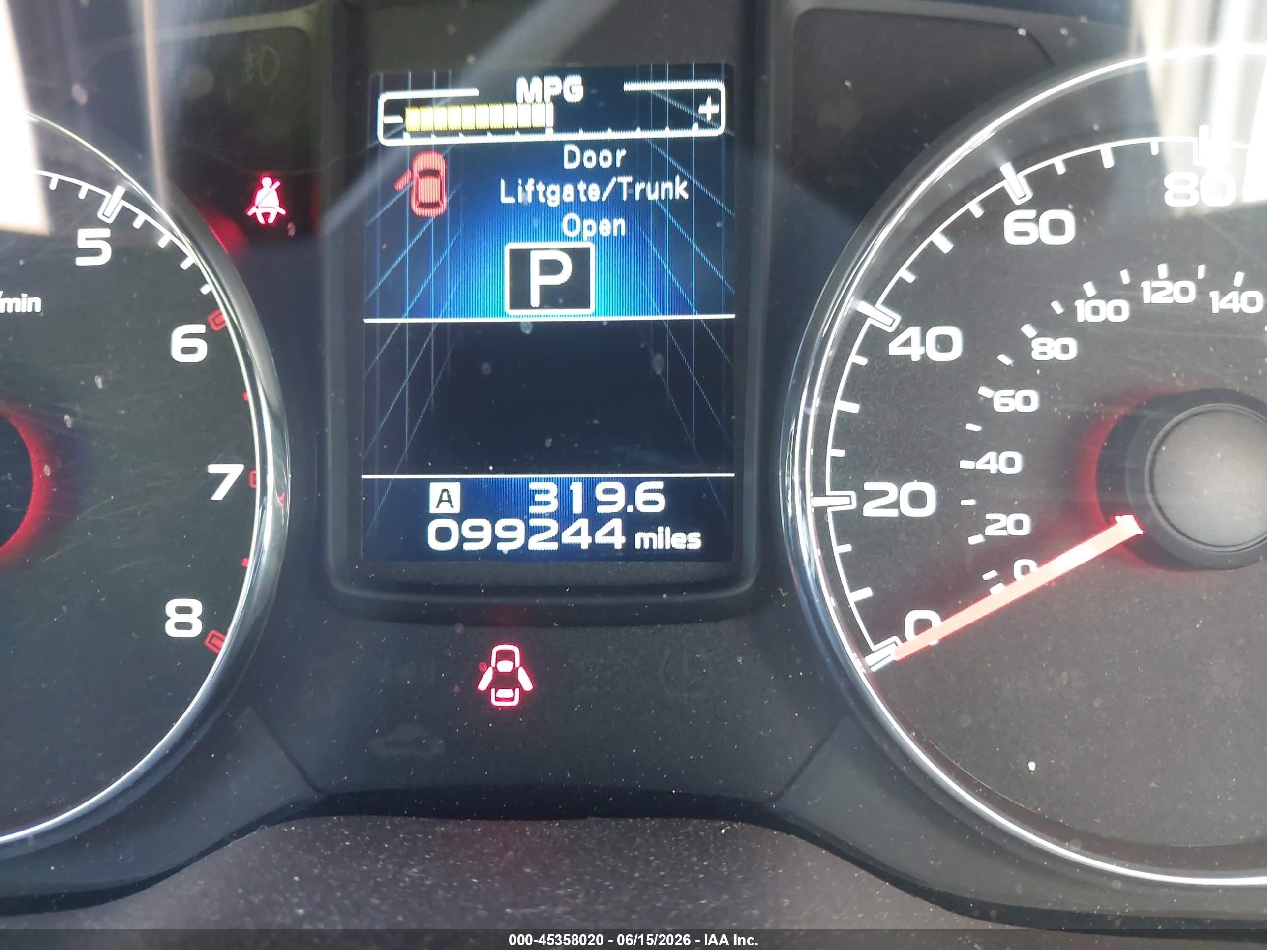 2013 Subaru Outback 2.5i Limited Blue vin: 4S4BRBLC9D3299469