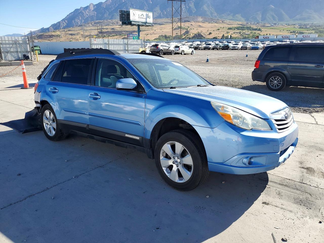 2012 Subaru Outback 2.5i Limited Blue vin: 4S4BRBLCXC3277043