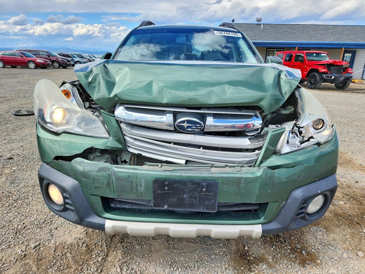 2013 Subaru Outback 2.5i Limited Green vin: 4S4BRBLCXD3260776