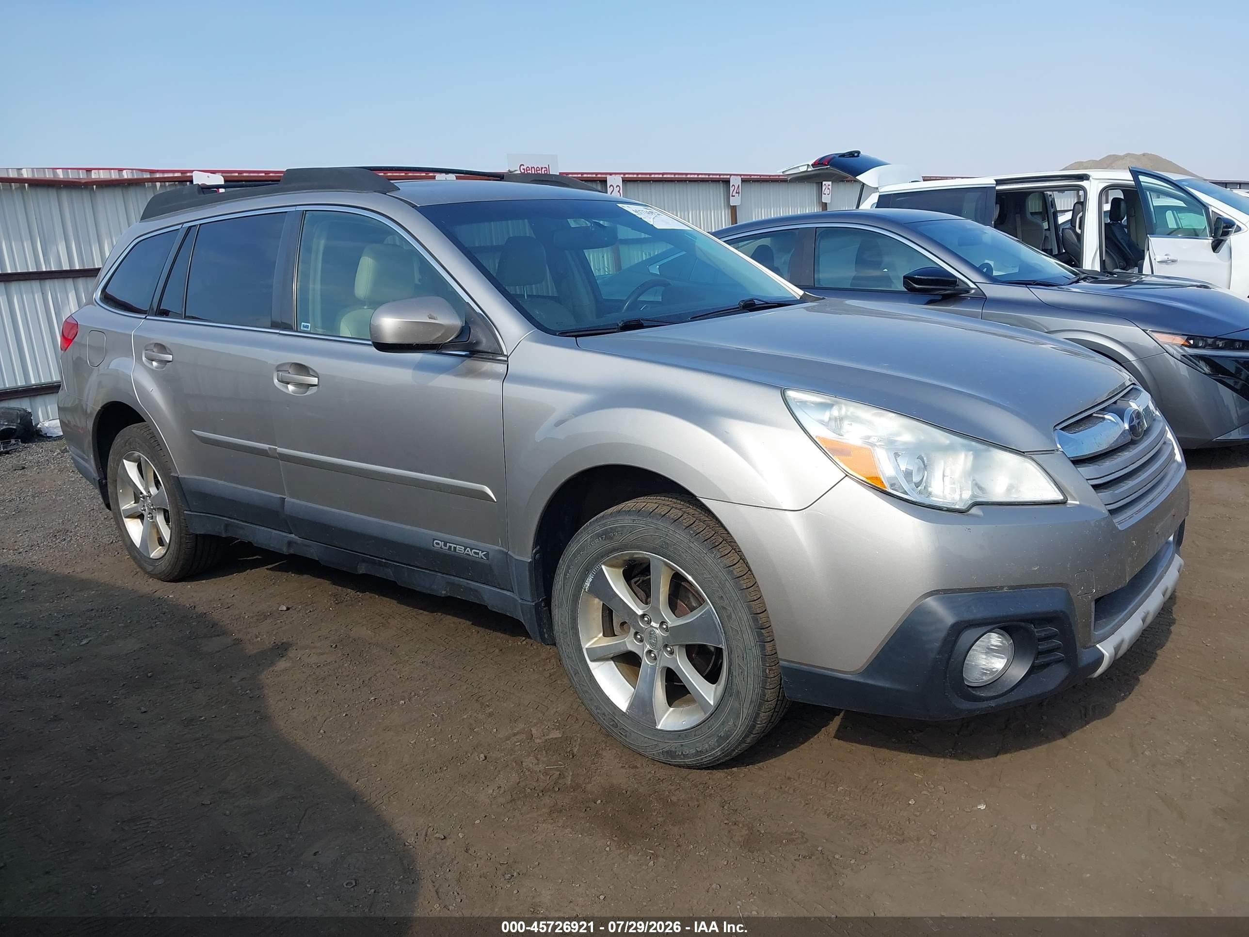 2014 Subaru Outback 2.5i Limited Champagne vin: 4S4BRBLCXE3221655