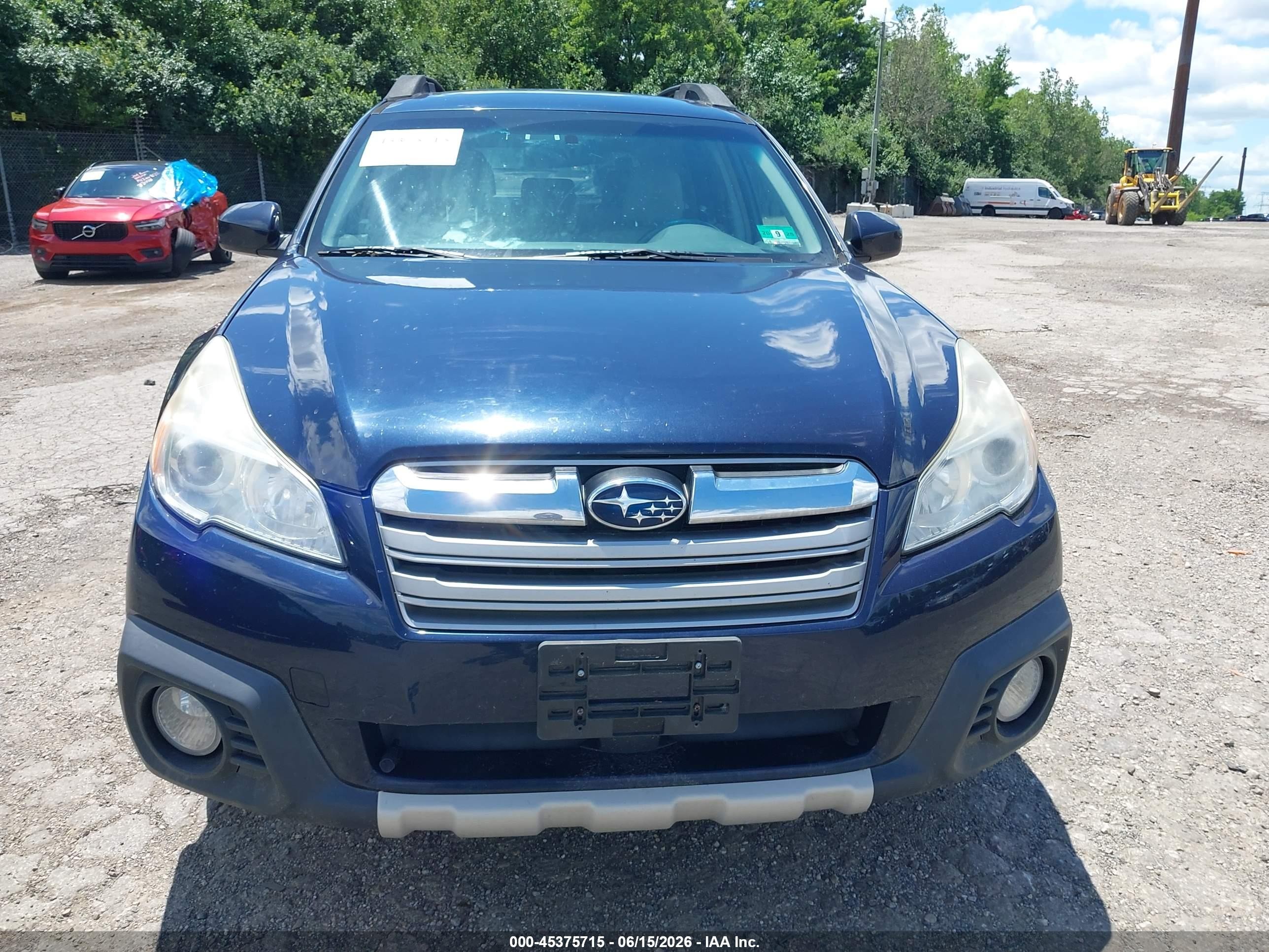 2014 Subaru Outback 2.5i Limited Dark Blue vin: 4S4BRBLCXE3248984