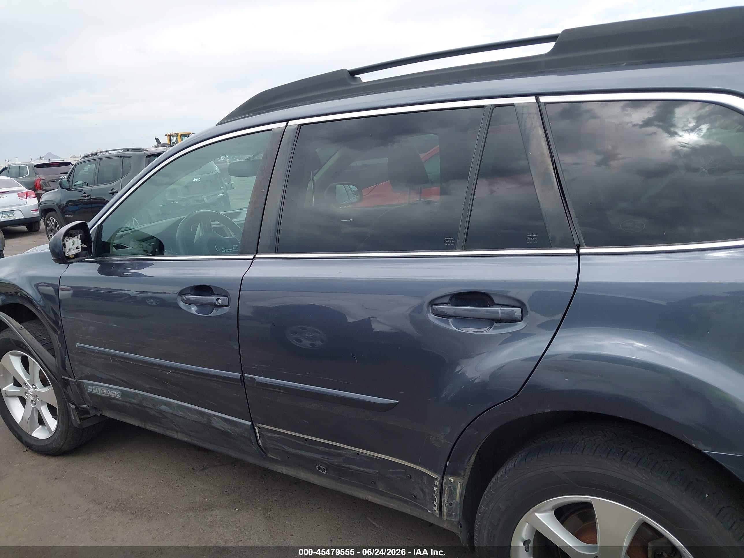 2014 Subaru Outback 2.5i Limited Gray vin: 4S4BRBMC2E3283792