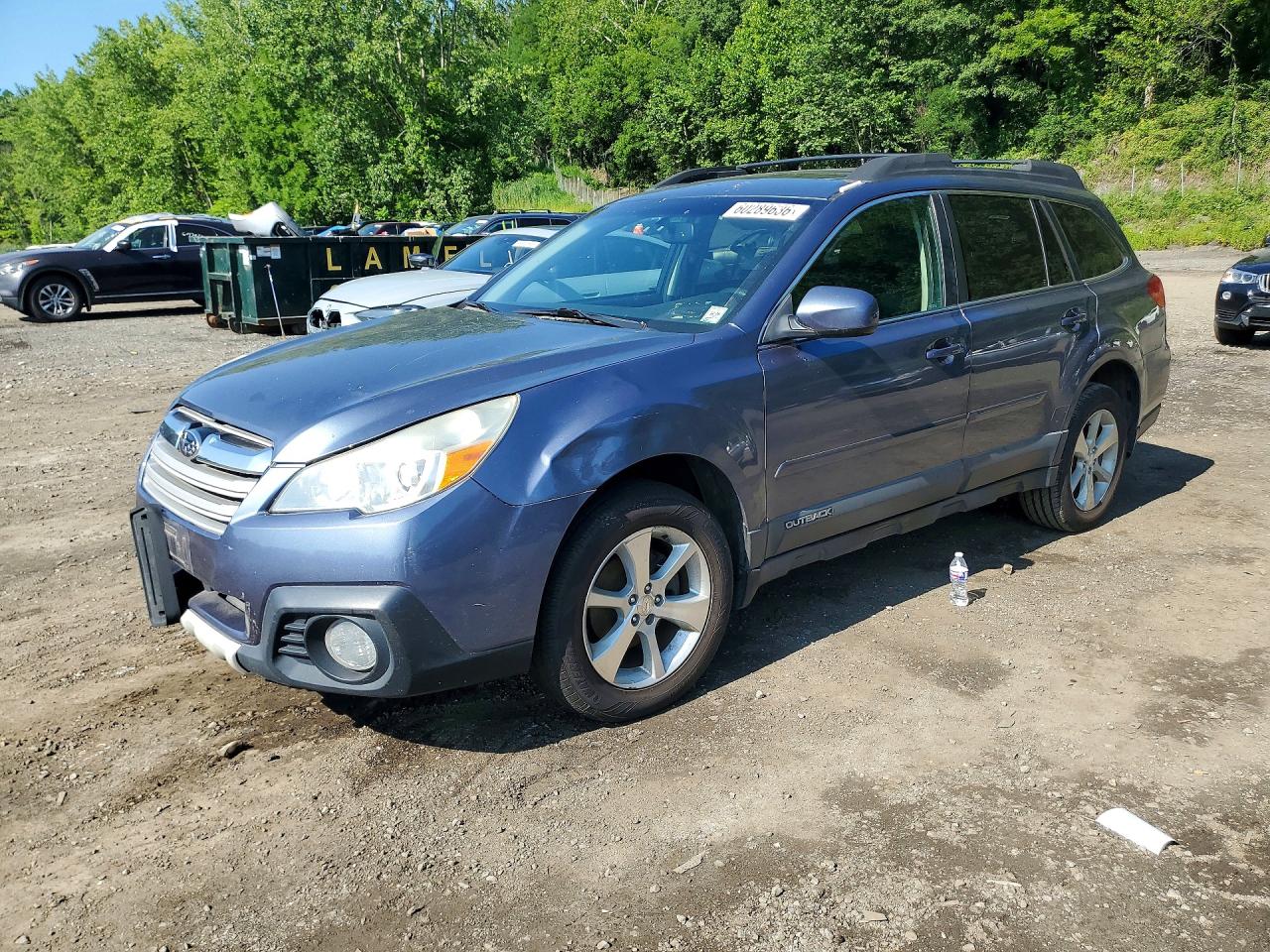 2014 Subaru Outback 2.5i Limited Синий vin: 4S4BRBMC3E3204419