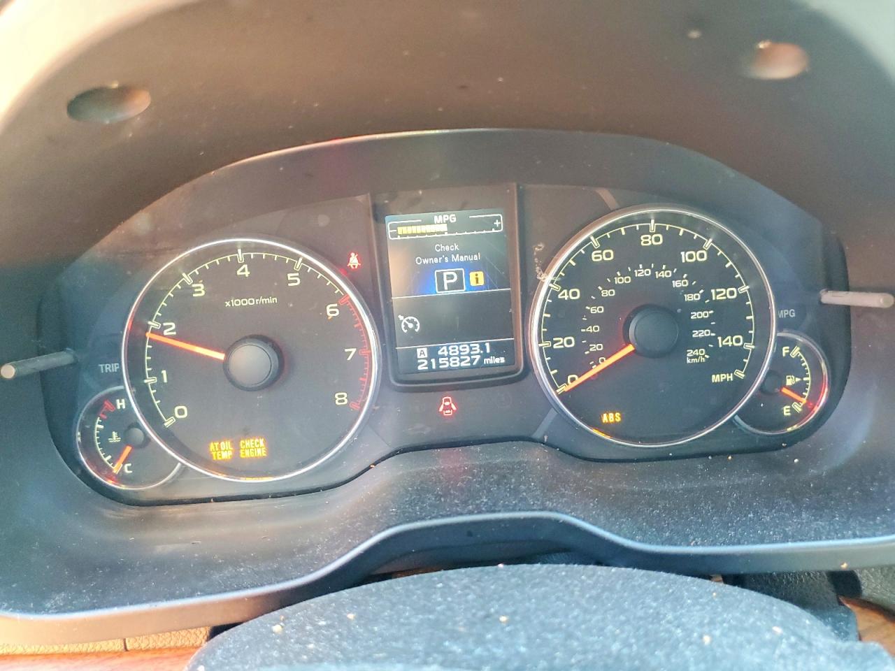 2014 Subaru Outback 2.5i Limited Синий vin: 4S4BRBMC3E3204419