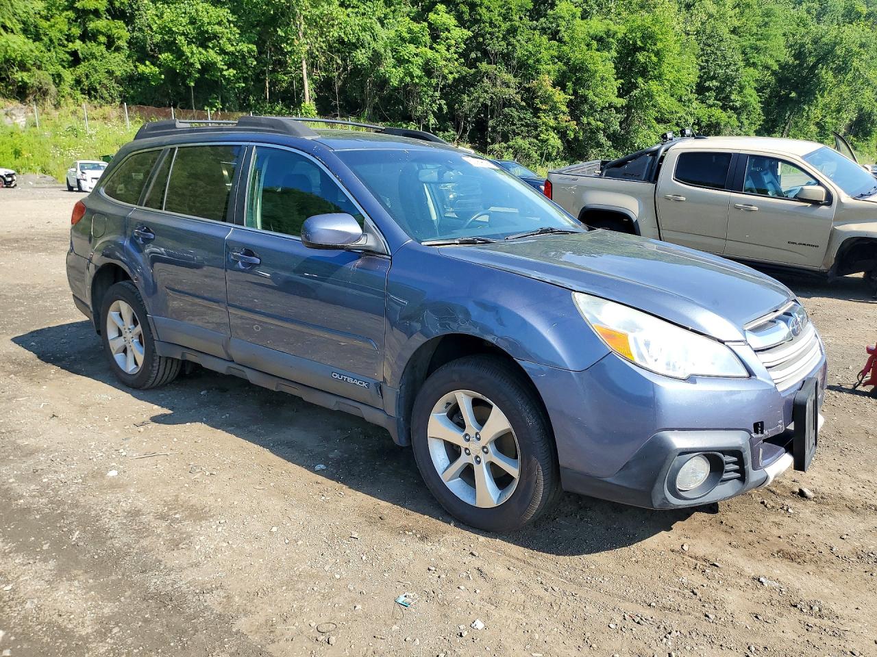2014 Subaru Outback 2.5i Limited Синий vin: 4S4BRBMC3E3204419