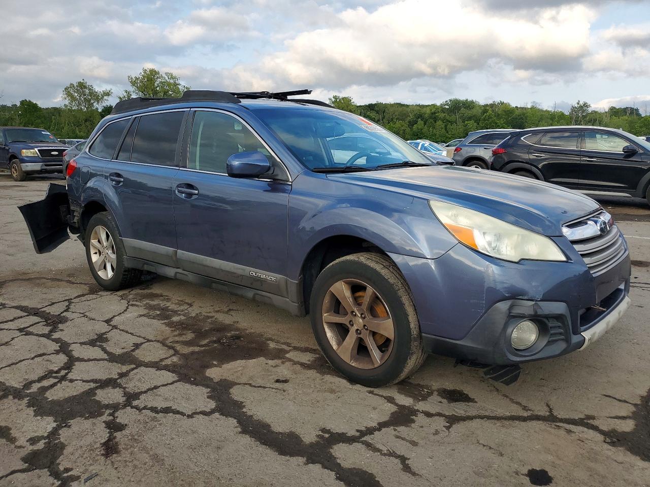 2014 Subaru Outback 2.5i Limited Blue vin: 4S4BRBMC4E3201058