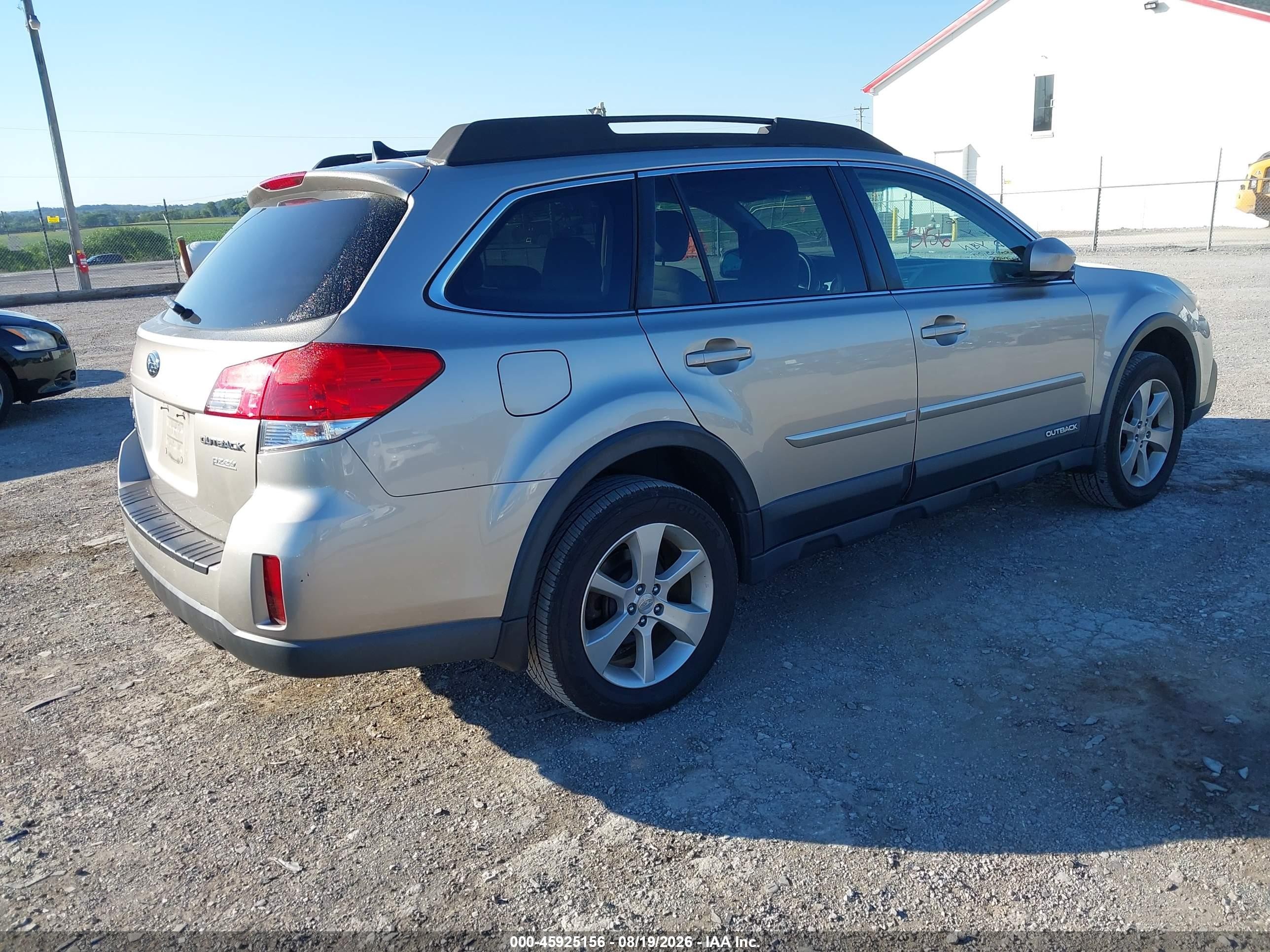 2014 Subaru Outback 2.5i Limited Tan vin: 4S4BRBMC6E3236295