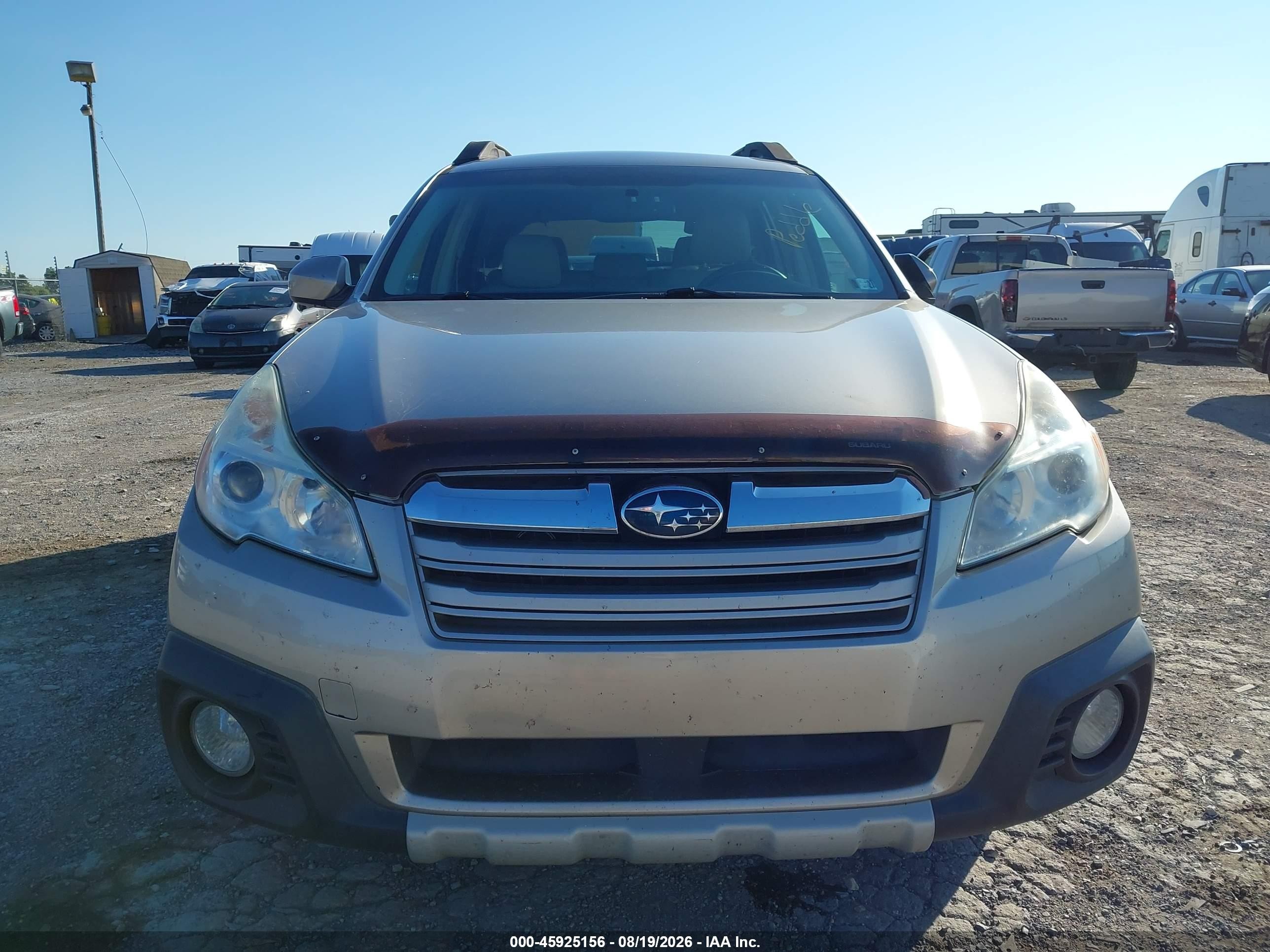 2014 Subaru Outback 2.5i Limited Tan vin: 4S4BRBMC6E3236295