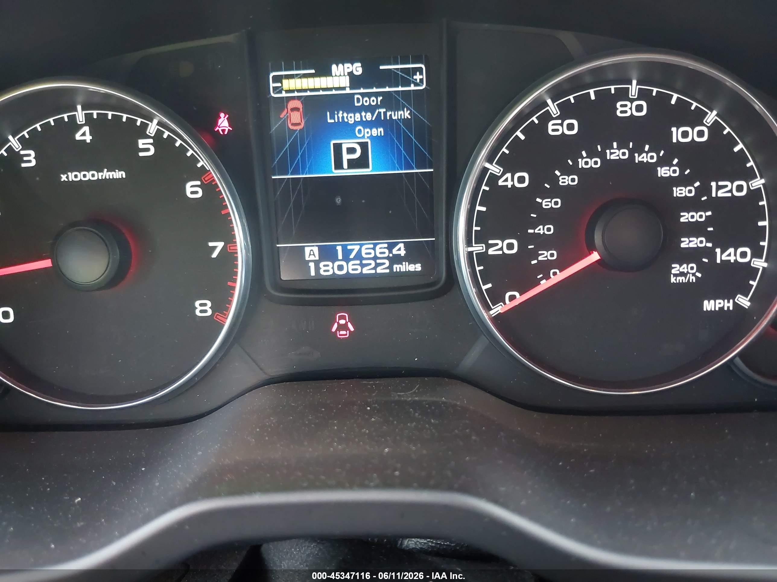 2014 Subaru Outback 2.5i Limited Blue vin: 4S4BRBMC7E3203368