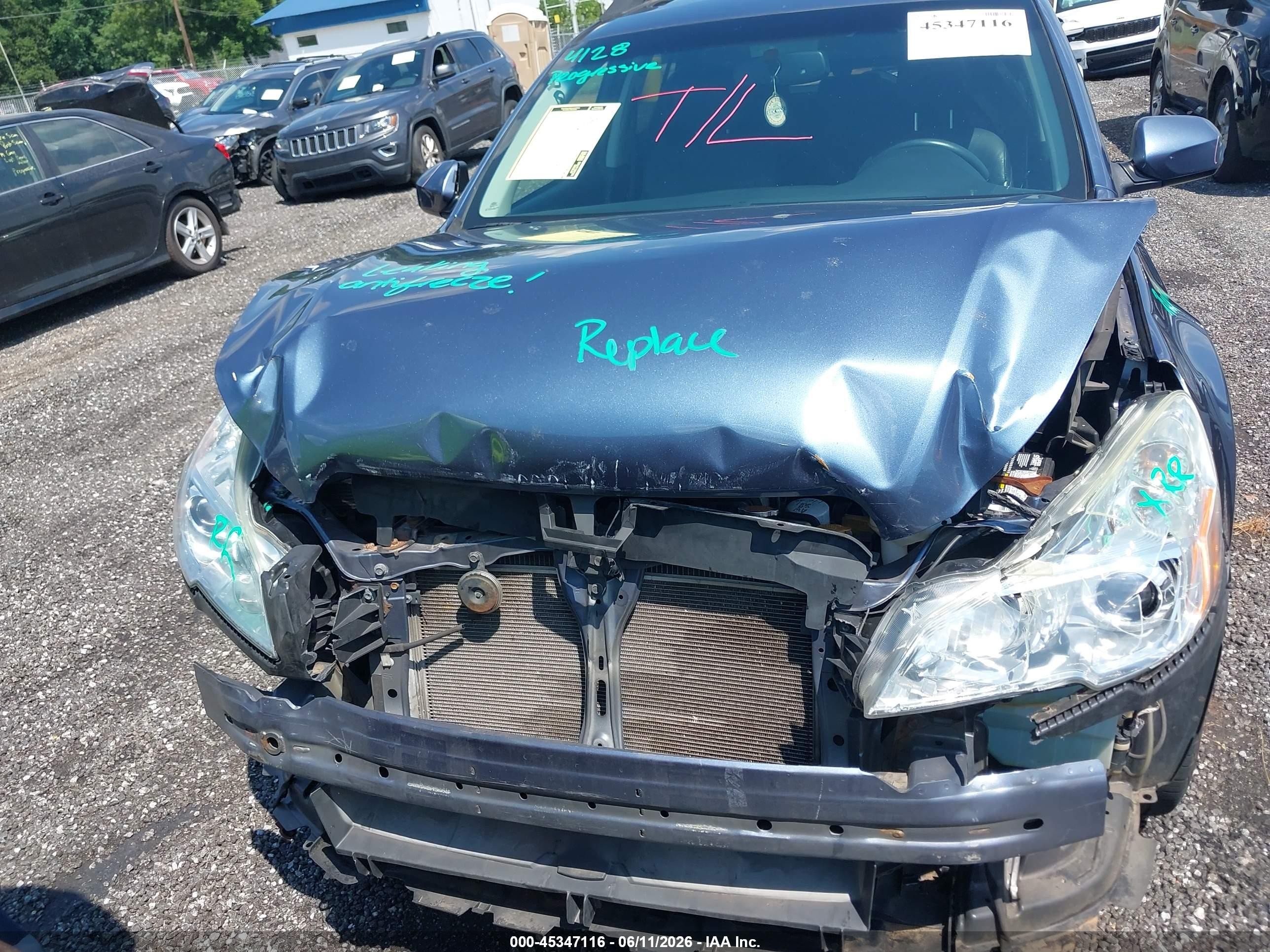 2014 Subaru Outback 2.5i Limited Blue vin: 4S4BRBMC7E3203368
