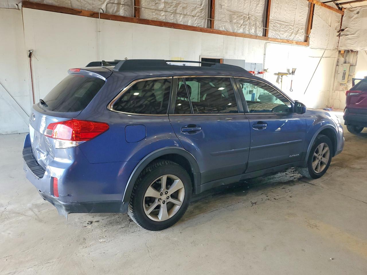 2014 Subaru Outback 2.5i Limited Blue vin: 4S4BRBMC7E3326331