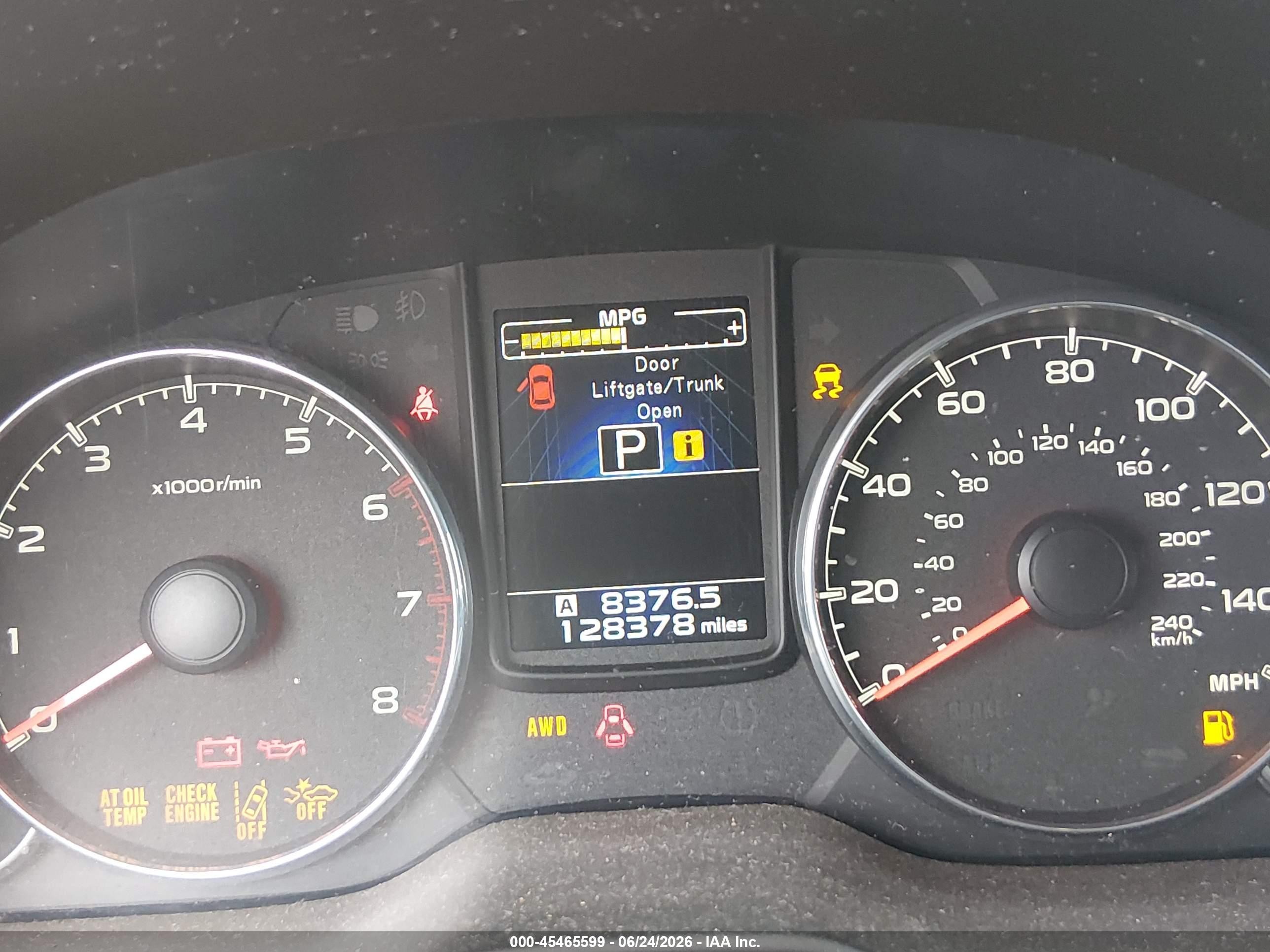 2013 Subaru Outback 2.5i Limited Gray vin: 4S4BRBPC1D3306974
